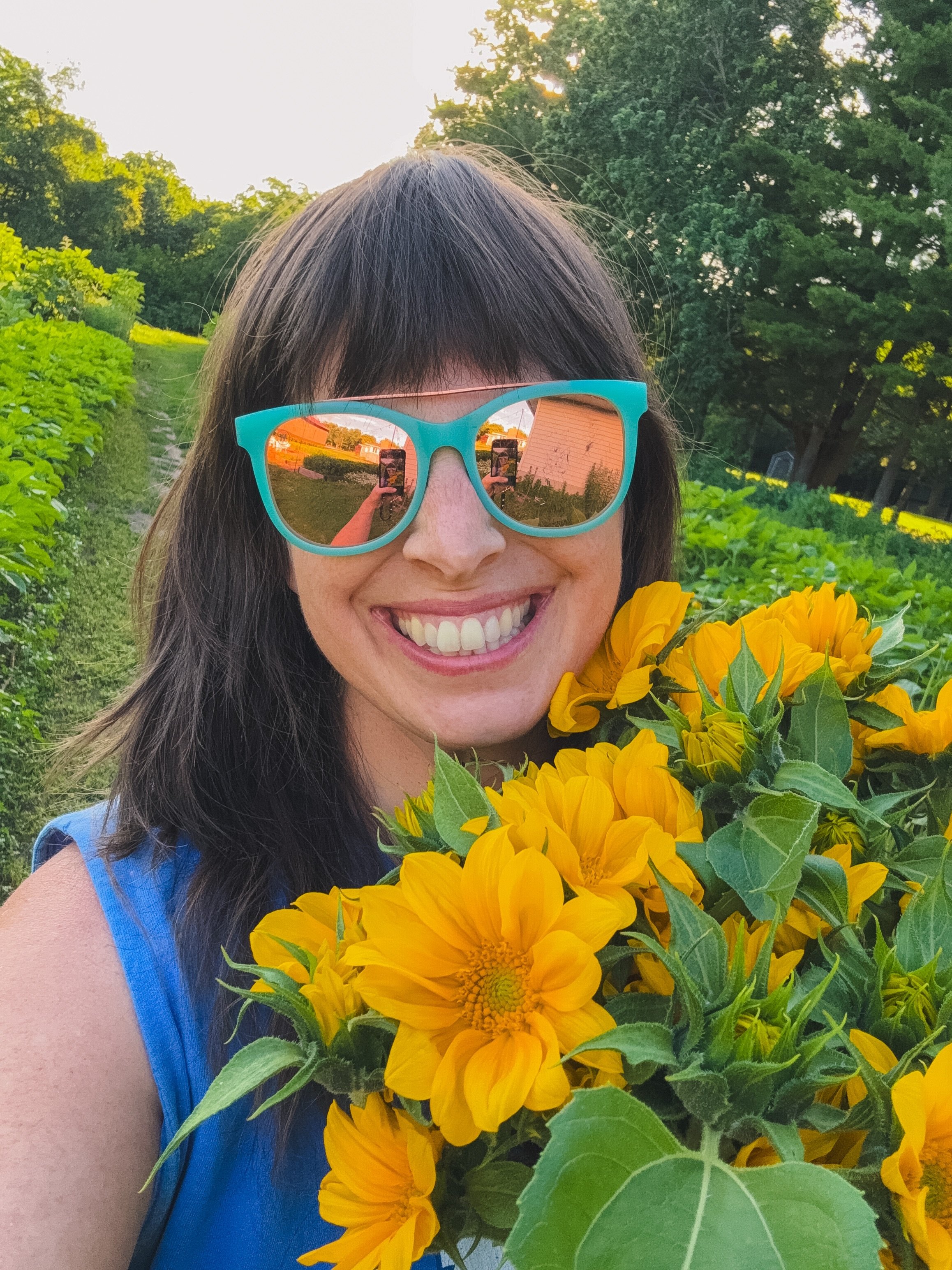 Today while working in the field we met a friendly turtle, a tiny little brown snake, a bigger surprise snake, a scaredy cat, and a huge hawk that swooped right over our heads&hellip;all in that order. We knocked out two huge tasks of weeding the peo