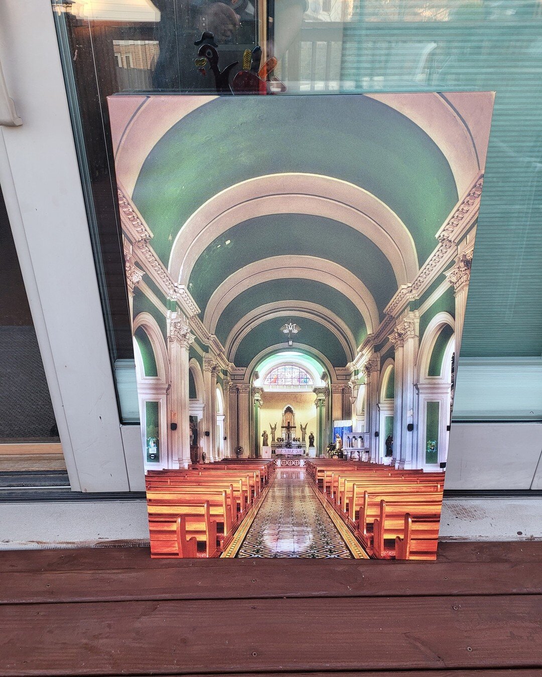 My 24x36 in canvas just arrived today. I shot this in Nicaragua about 8 years ago while honeymooning in Costa Rica. Message me if you're interested in owning this amazing piece! 
&bull; &bull; &bull; &bull; &bull; #religious #church #canvas #jesus #c