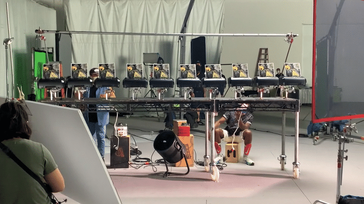 The shredders shredding in unison