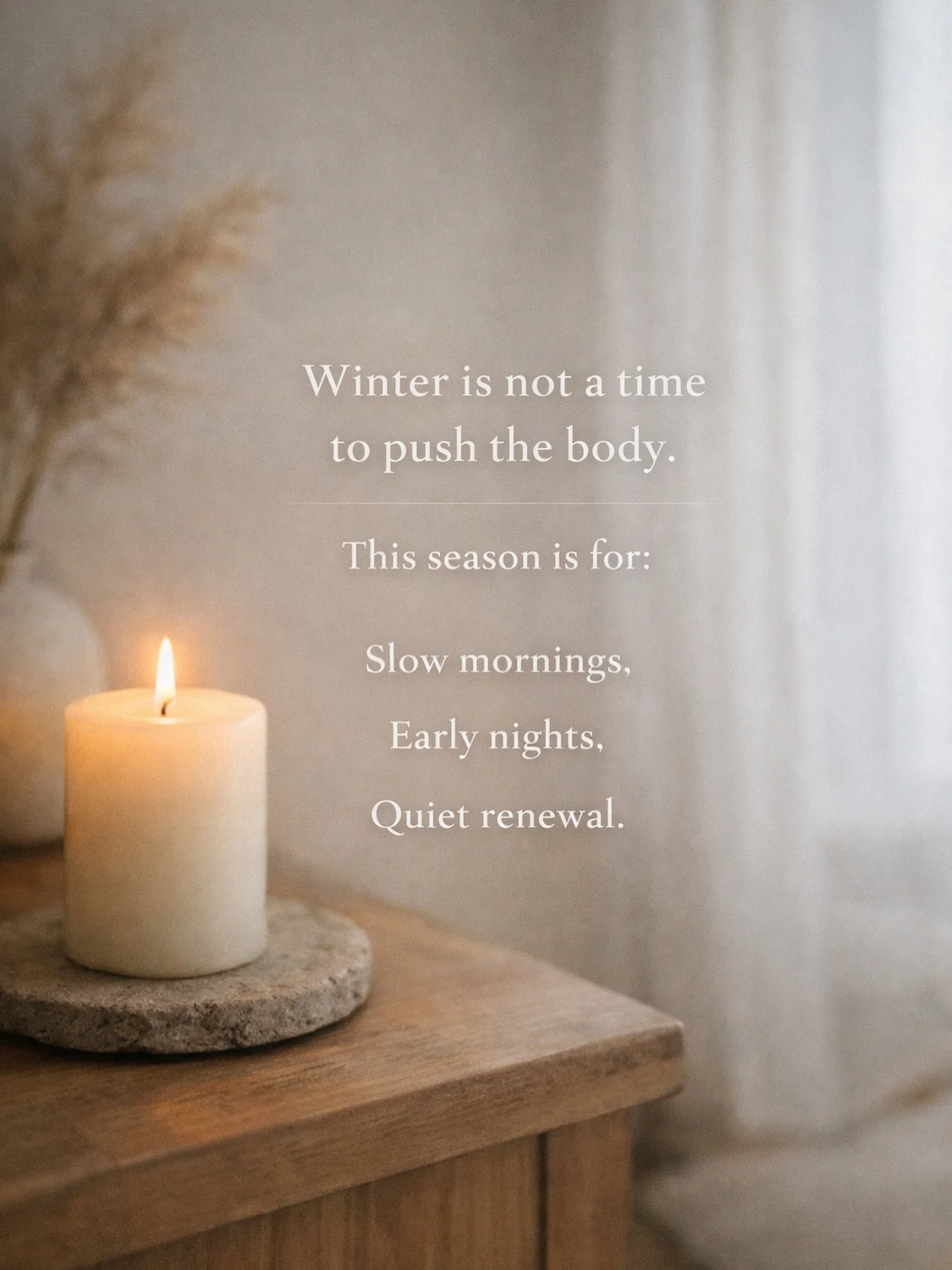 Happy Winter Solstice ❄️ 

Winter Solstice
The longest night of the year.
A pause point in the dark.

Winter solstice invites us to do less, not more.
To listen instead of pushing.
To tend to what&rsquo;s quiet inside.

Things to honour today:

&bull
