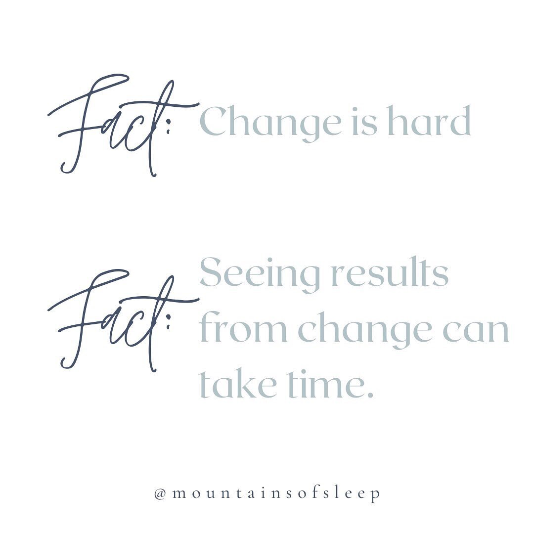 I found this post fitting with the recent time change. 

Change no matter how big or small can be really hard on all of us. 

Even if we know it&rsquo;s for the better and...

Especially when we don&rsquo;t see the desired results right away. 

It&rs