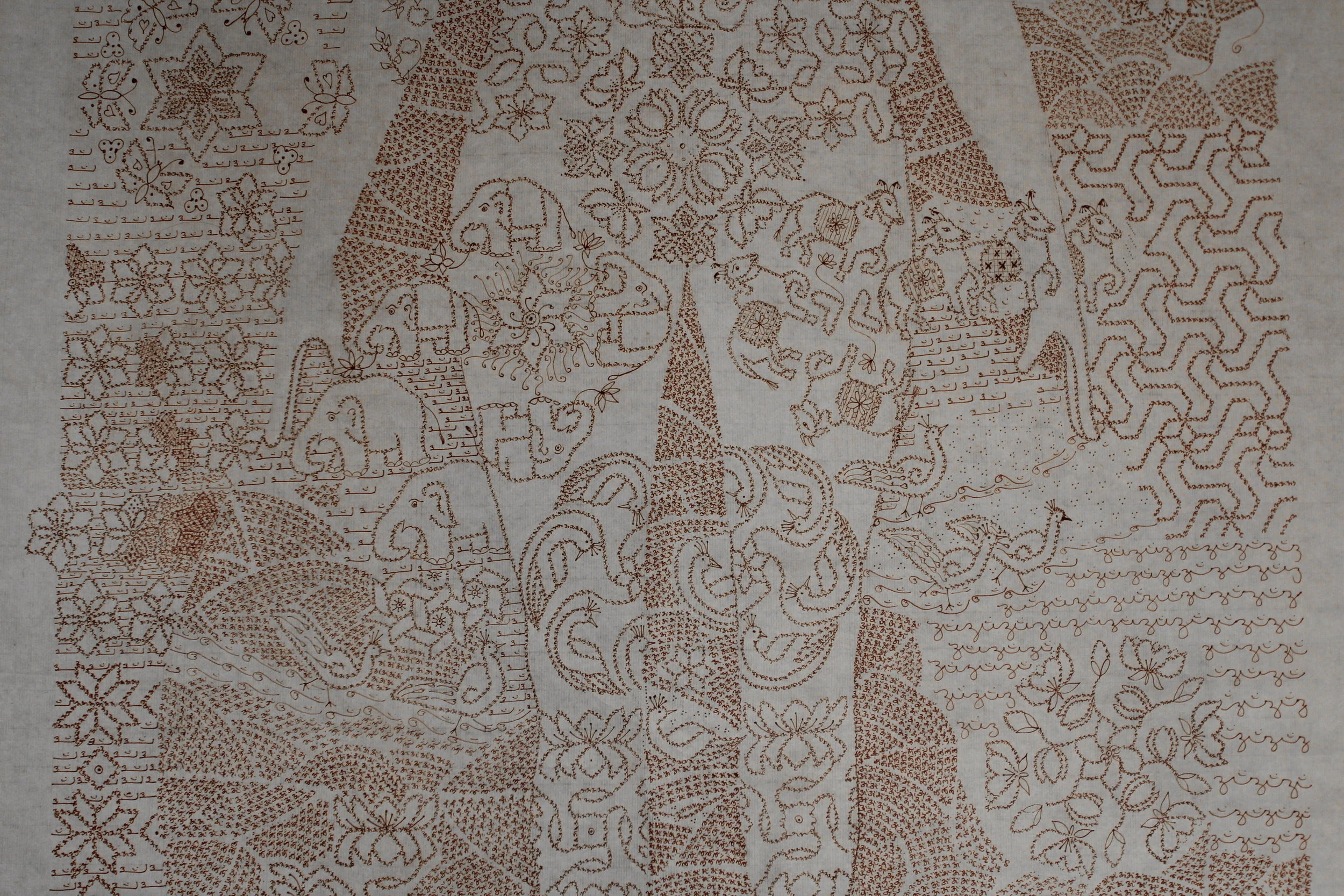  Detail, ink on paper, 135X68cm, 54x27 inch 