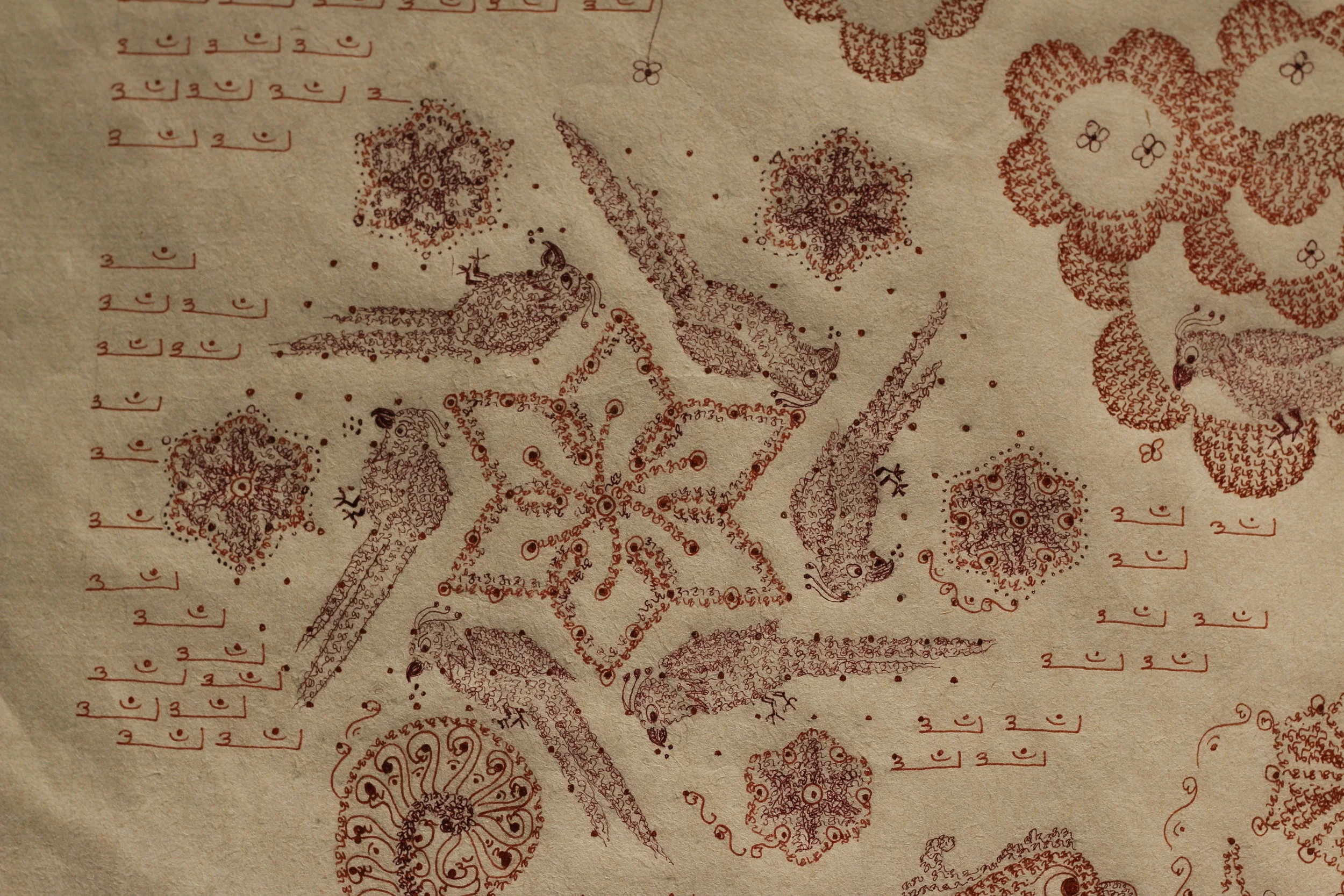  Detail, ink on paper, 71x50 cm, 28x20 inches 