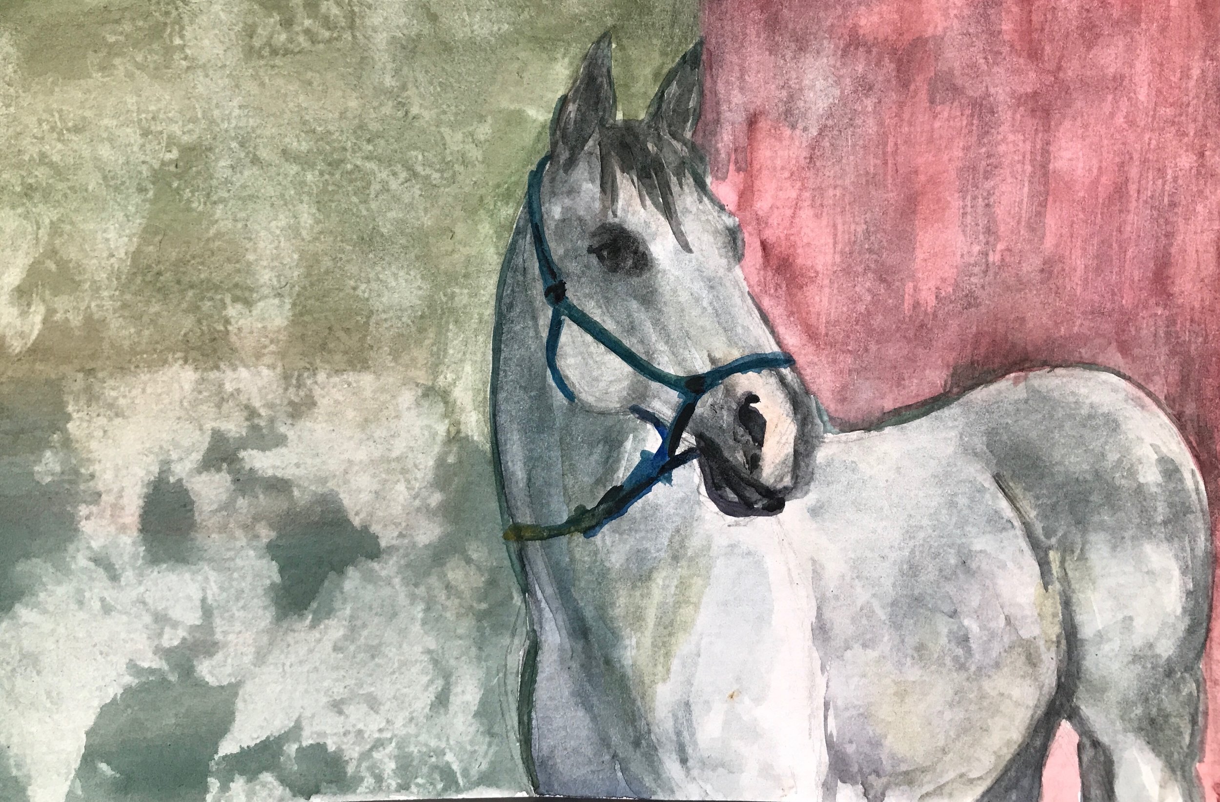 Abstract Grey Mare