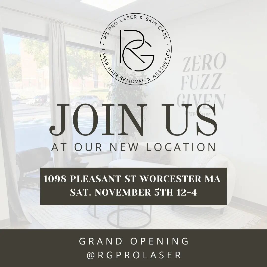 Come check out our new Worcester location! Food, drinks, ribbon cutting and a chance to win free laser!🍾🥳 SATURDAY NOV 5TH 12 TO 4
.
.
.
.
.
.
#grandopening #worcesterma #newbusiness