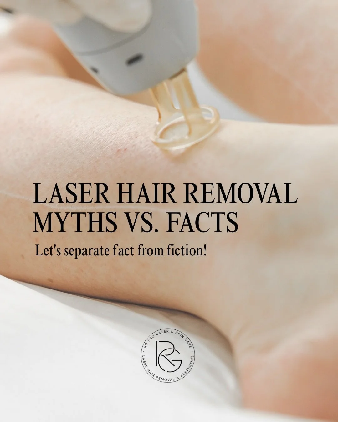 We&rsquo;re busting the biggest myths and sharing the facts so you can make informed decisions about your hair removal journey. 

Swipe through to learn more and save this post for later!

Have a question about laser hair removal? Drop it in the comm