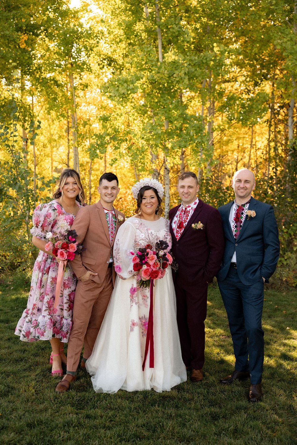 Hannah Yulian Ukrainian Canadian Wedding Vsi Podcast Family Photo