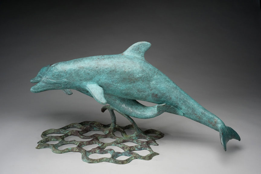   Dolphin Mother and Child  by Cynthia Stroud 