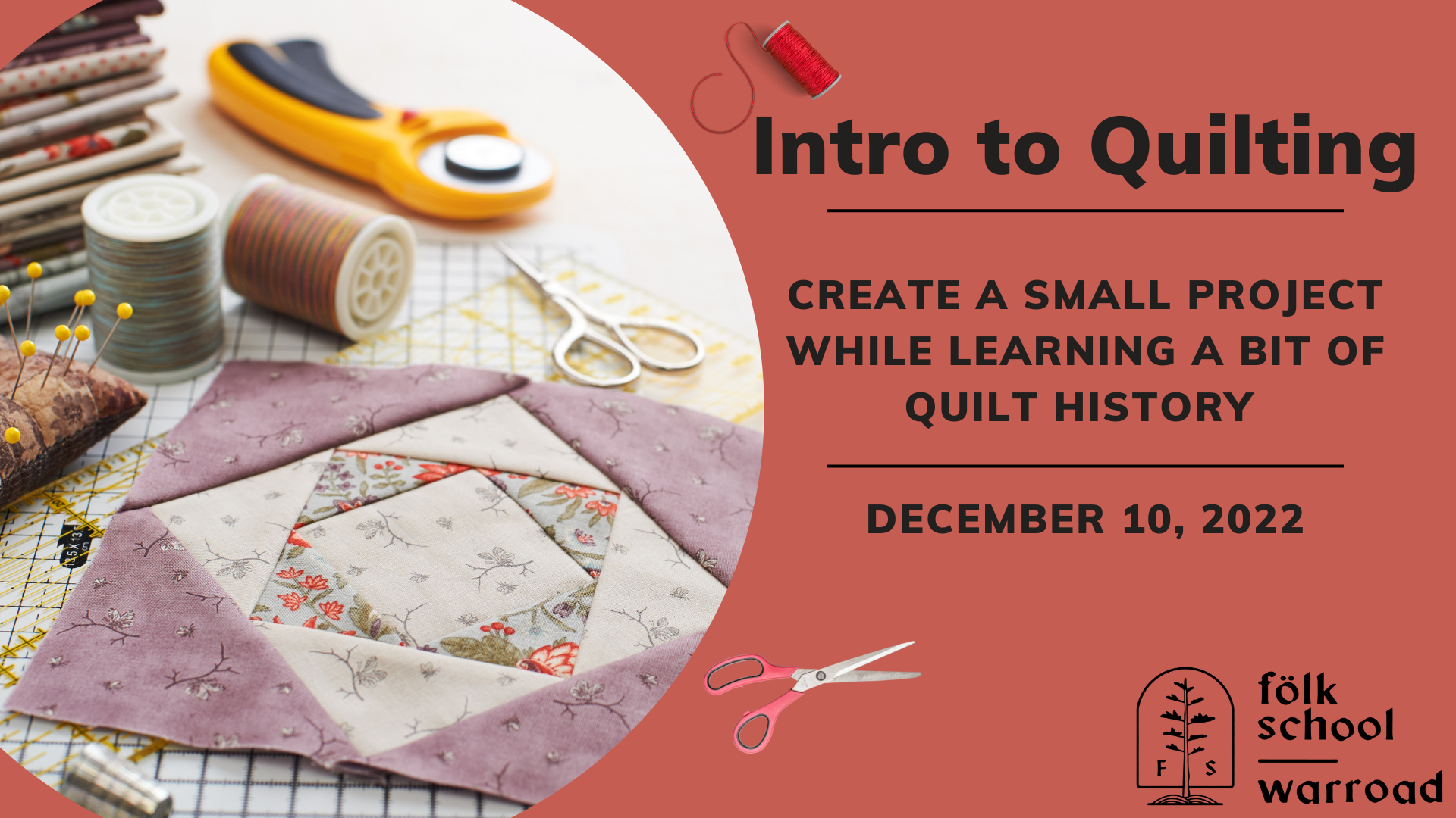 Intro To Quilting at Folk School Warroad — folks school
