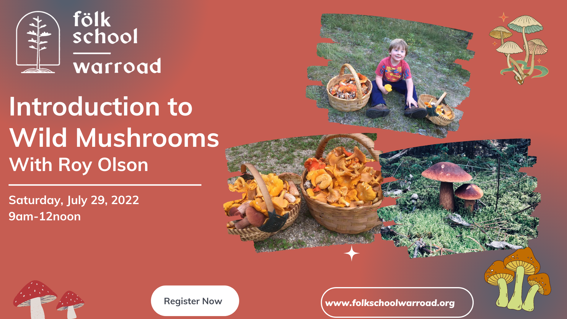 Introduction to Wild Mushrooms with Roy Olson