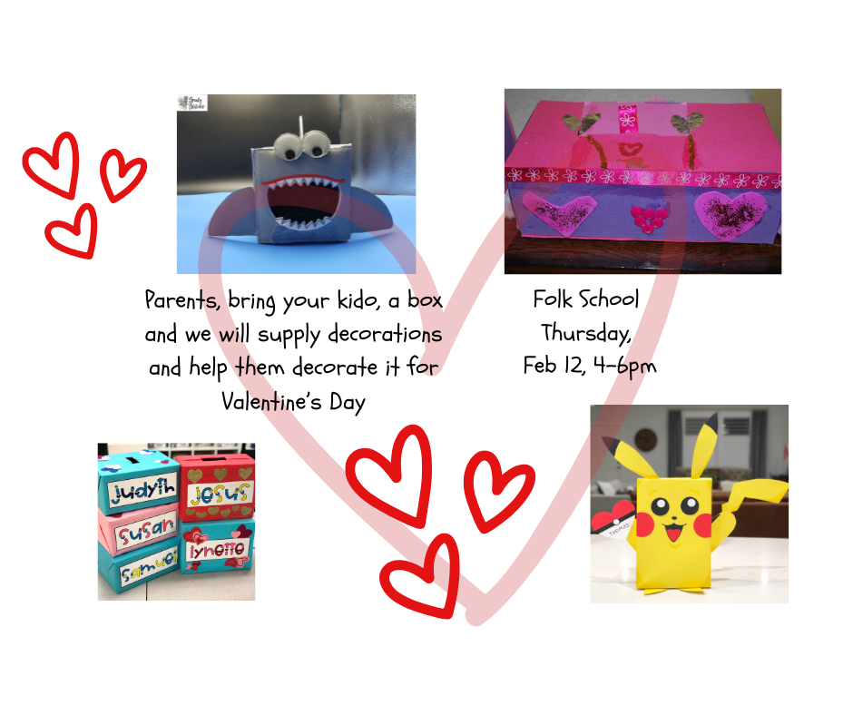 For Kids by Kids Valentine Boxes
