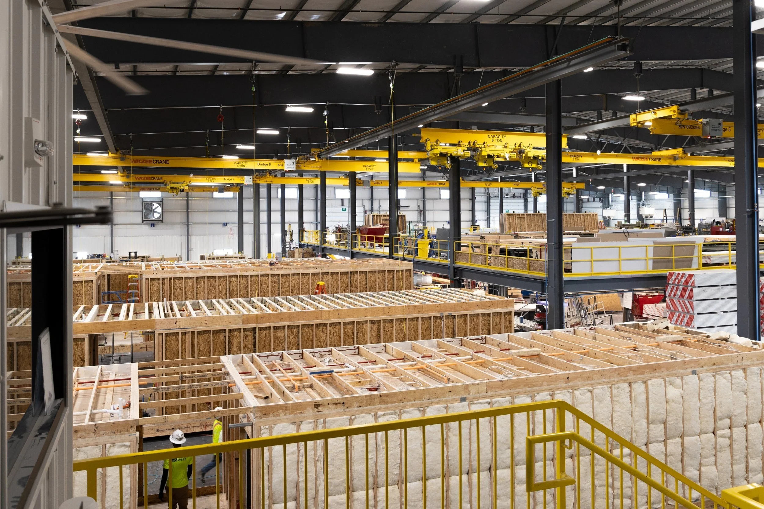 Fading West Factory Production Line of Modular Homes