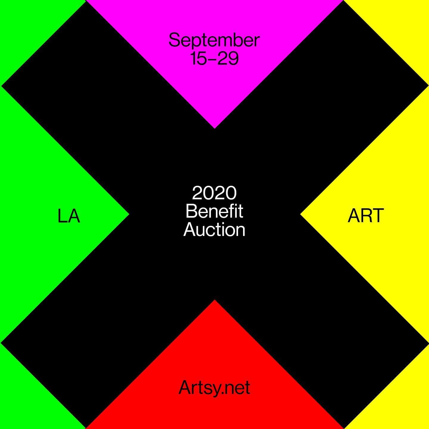 Launching on @artsy on Sept.15. Contact @laxart to preview works. Thank you to all the artists who support us!!

Artsy.net/laxart