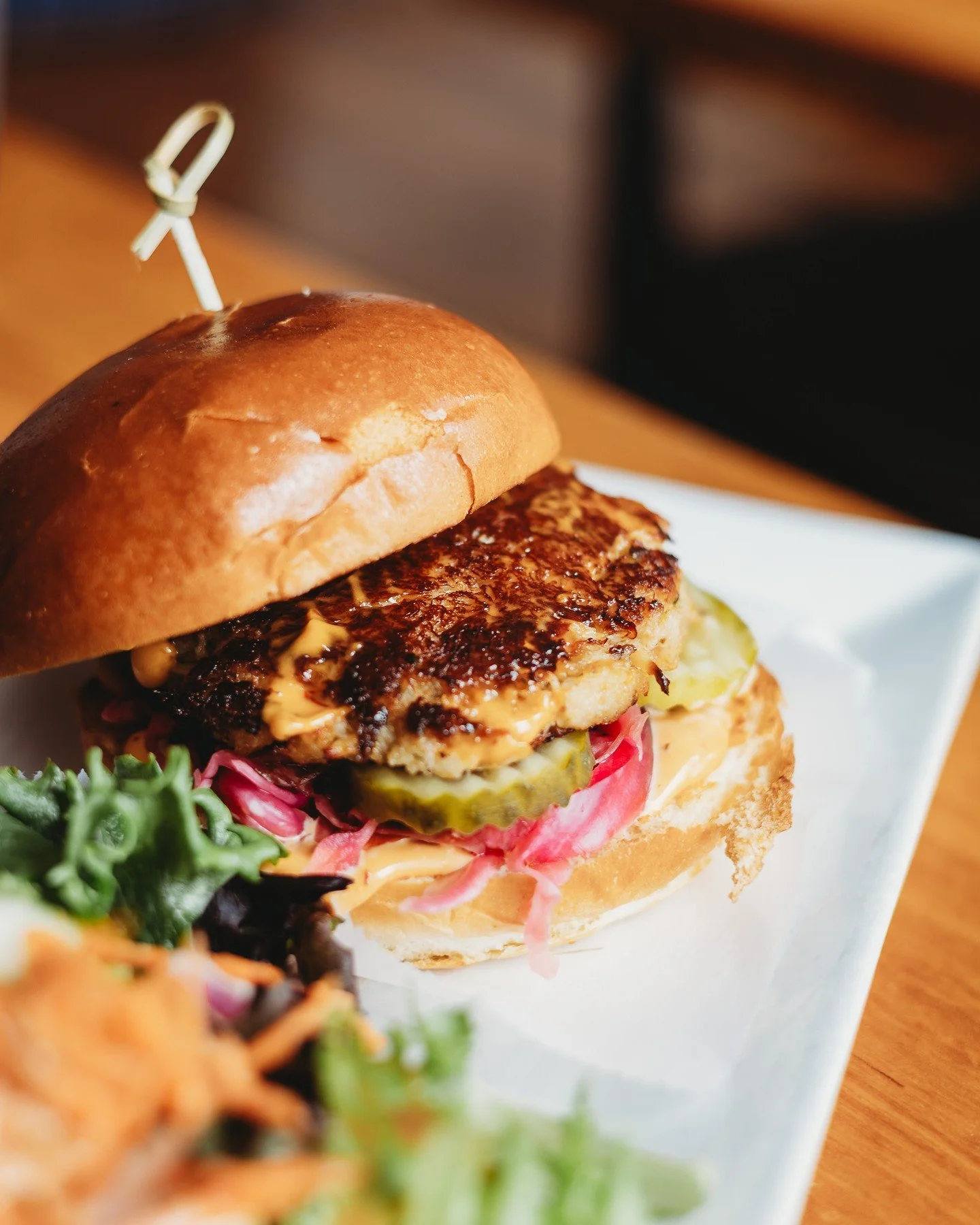 The crab cake sandwich at @cafelunacambridge is having a moment. Several moments, actually....every single lunch rush.⁠
⁠
So stop scrolling and go get one. 🦀 🦀 🦀⁠
⁠
#canaldistrictkendall #bostonfoodie #kendallsquarelunch #cambridgeeats #bostonlunc