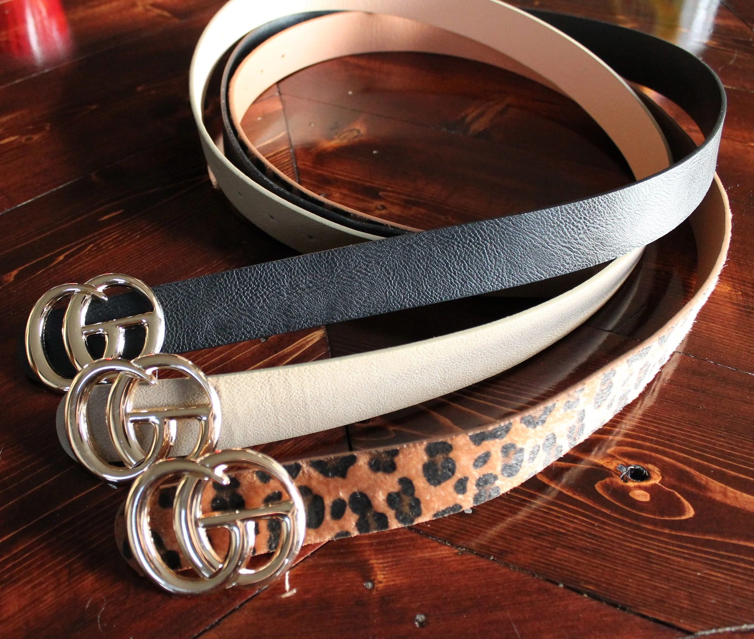 designer inspired belts