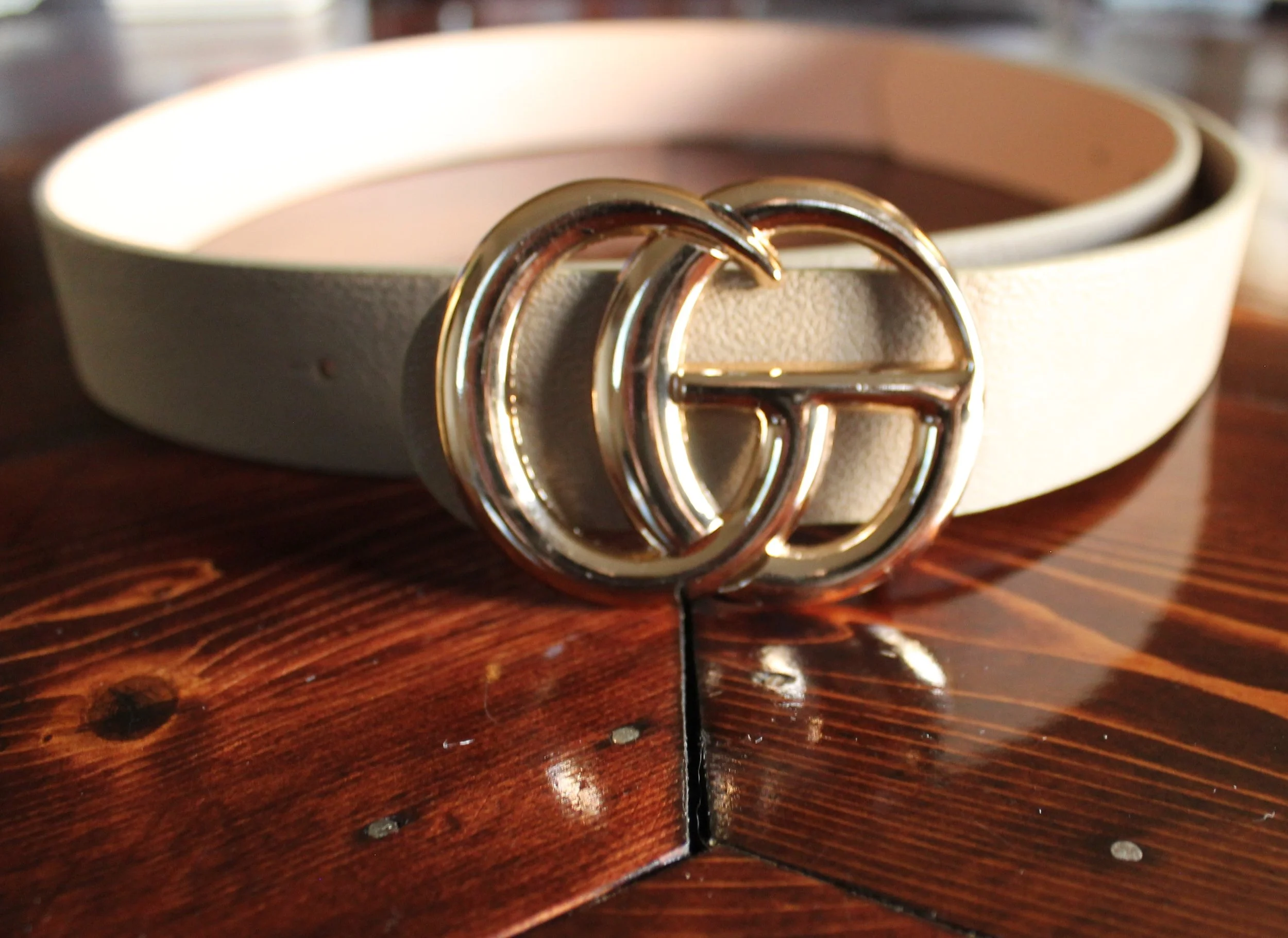 designer inspired belt