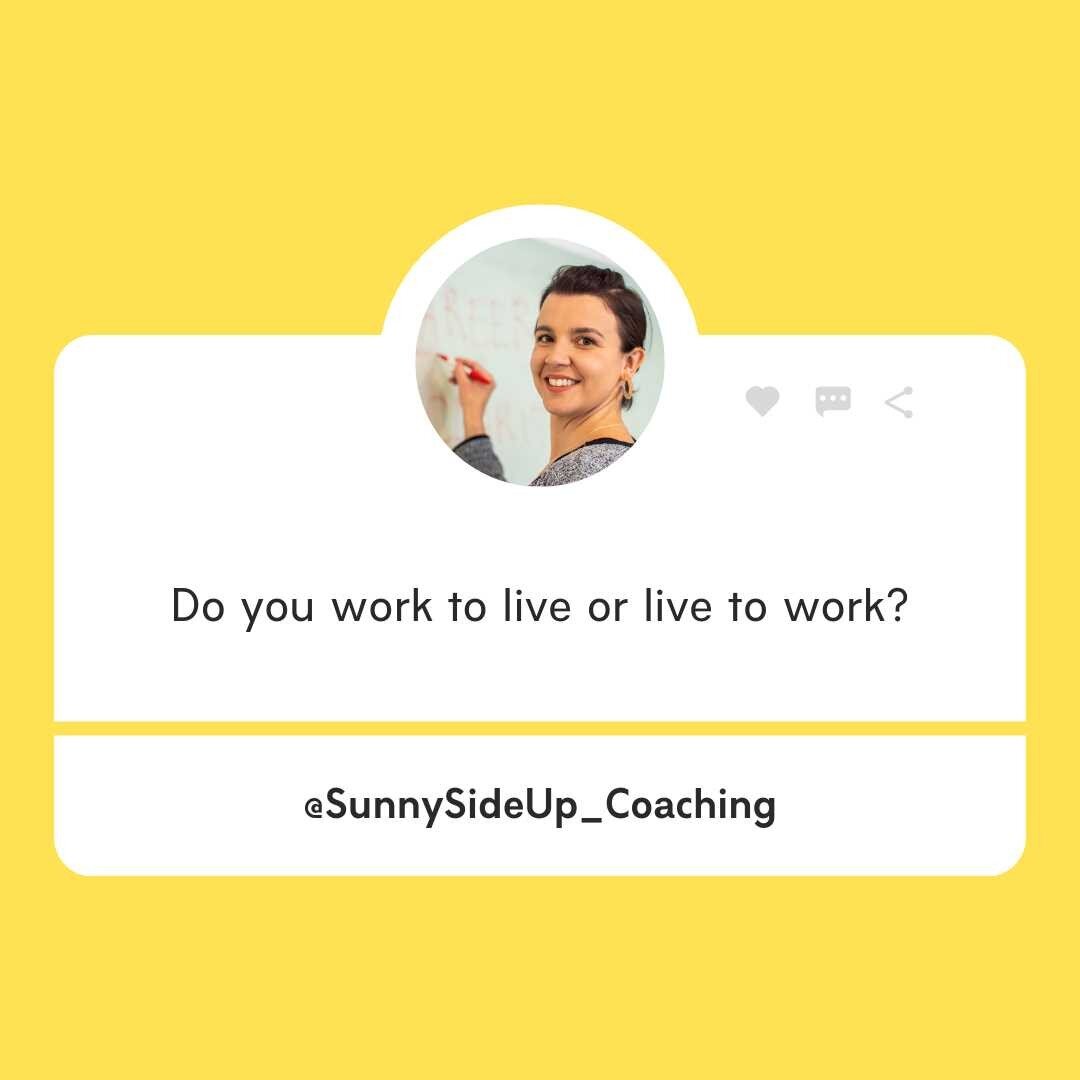 For the longest time, my answer to this question would be: I work to live and I have no interest in making my life about my work.

I thought I&rsquo;d always have a &ldquo;see you later!&rdquo; attitude when 5pm rolled around.

I considered myself to