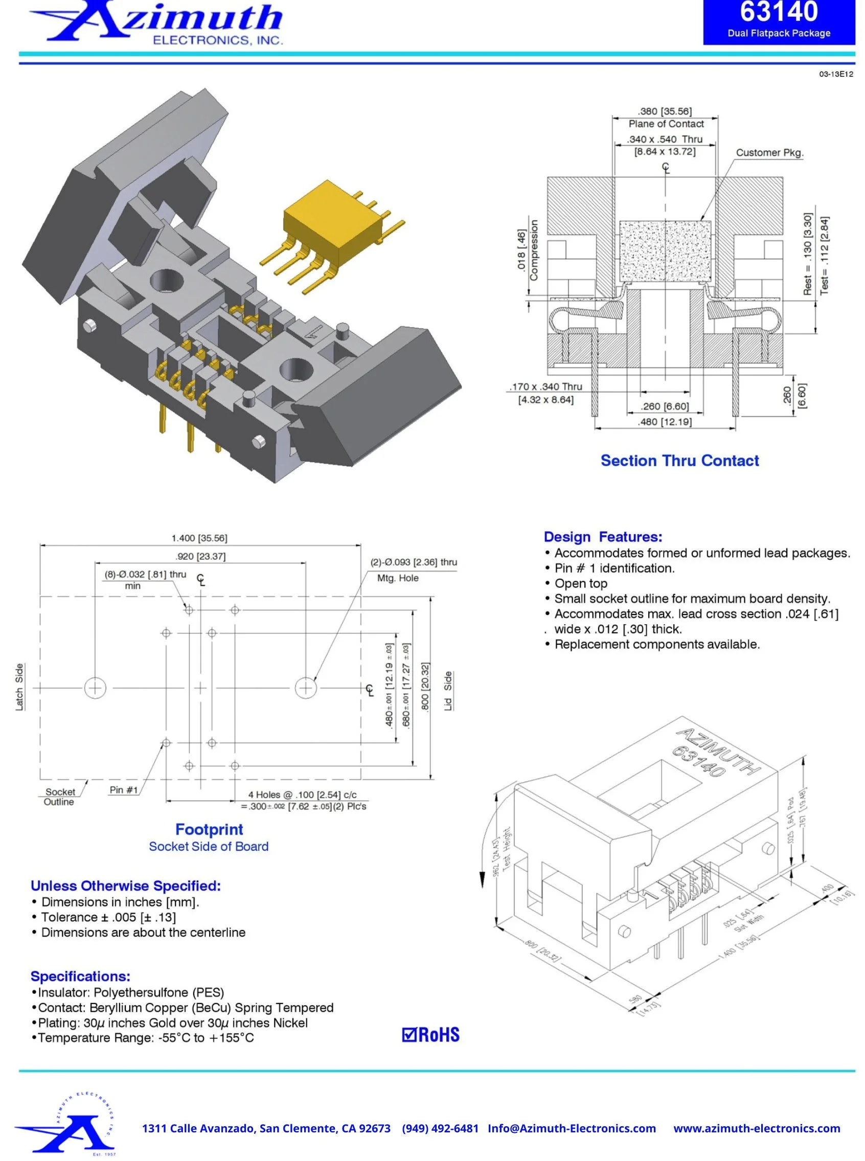 63140 series Azimuth Electronics
