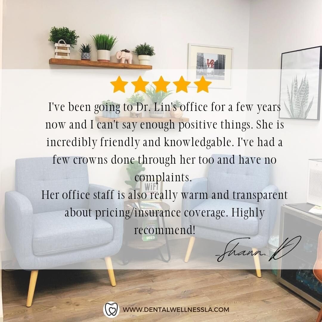 Shawn, thank you for taking the time to share your experience with us. We're thrilled to hear that your visit to Dental Wellness LA was positive and warm! We understand that dealing with dental procedures can be challenging, and we're glad that we co