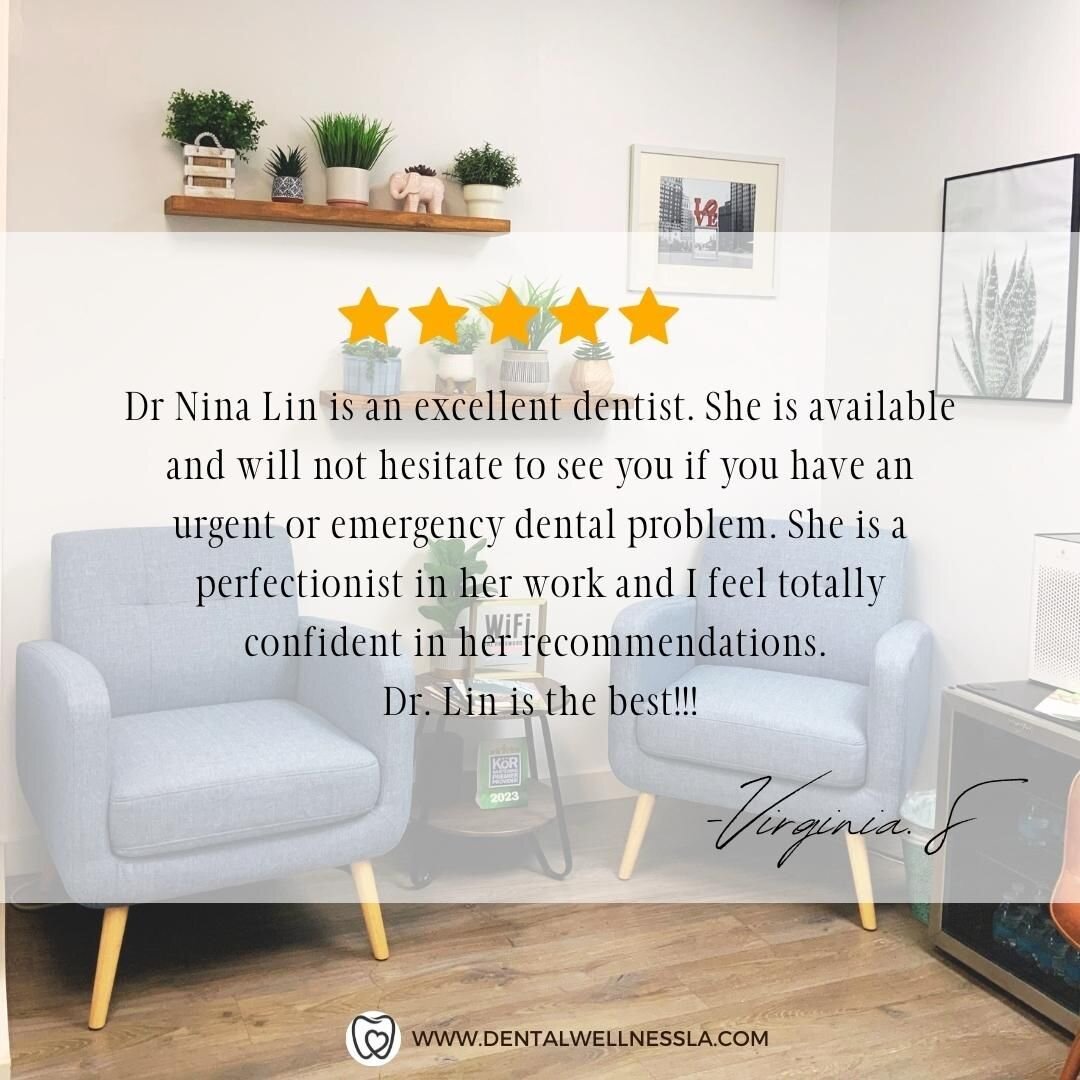 Another amazing review from one of our dear patients! 
#dental #westwood #LosAngeles #weloveourpatients #5star