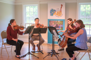 Concert at Emma S. Clark Memorial Library: Sunrise and Storm