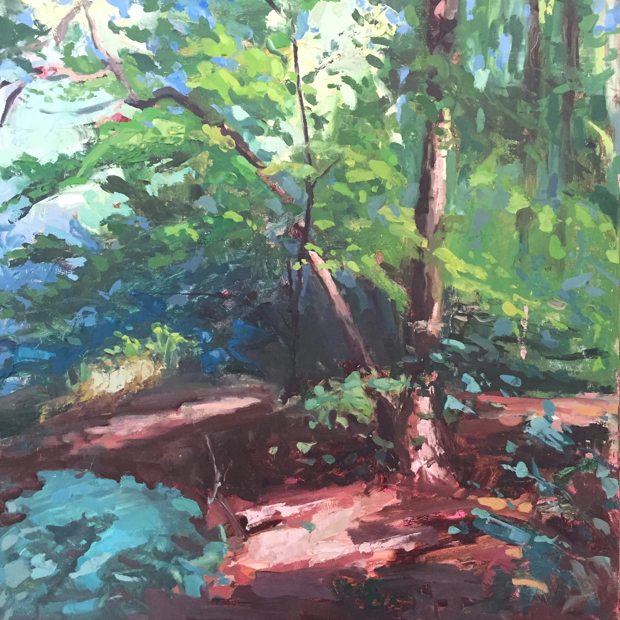 Deep Green, 2018. 24x24”