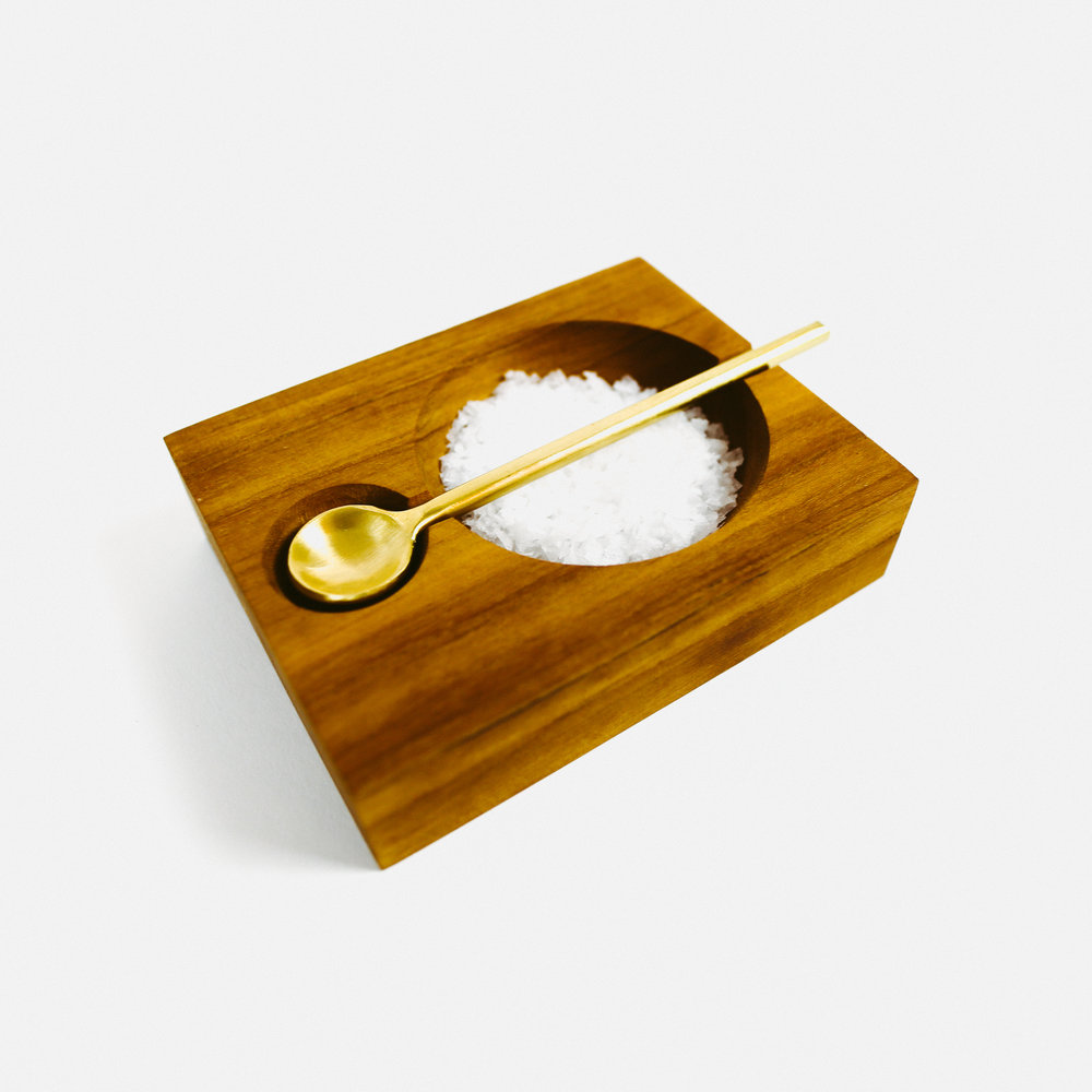 Salt Cellar with Spoon
