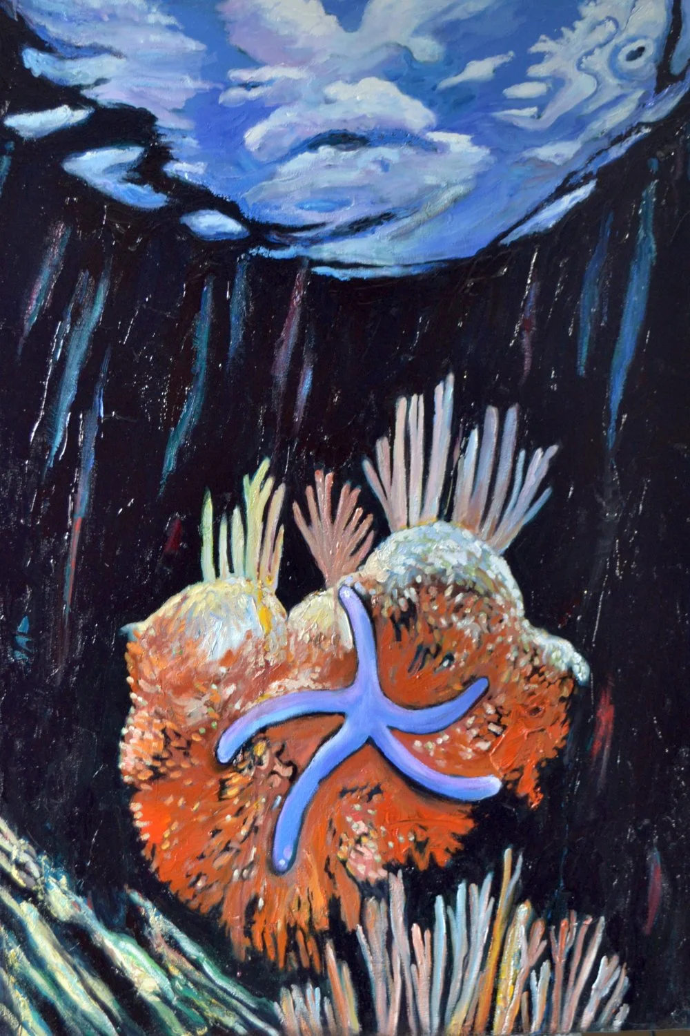 Peter_Delman_Blue_Sea_Star_oil_on_canvas_38x30.JPG