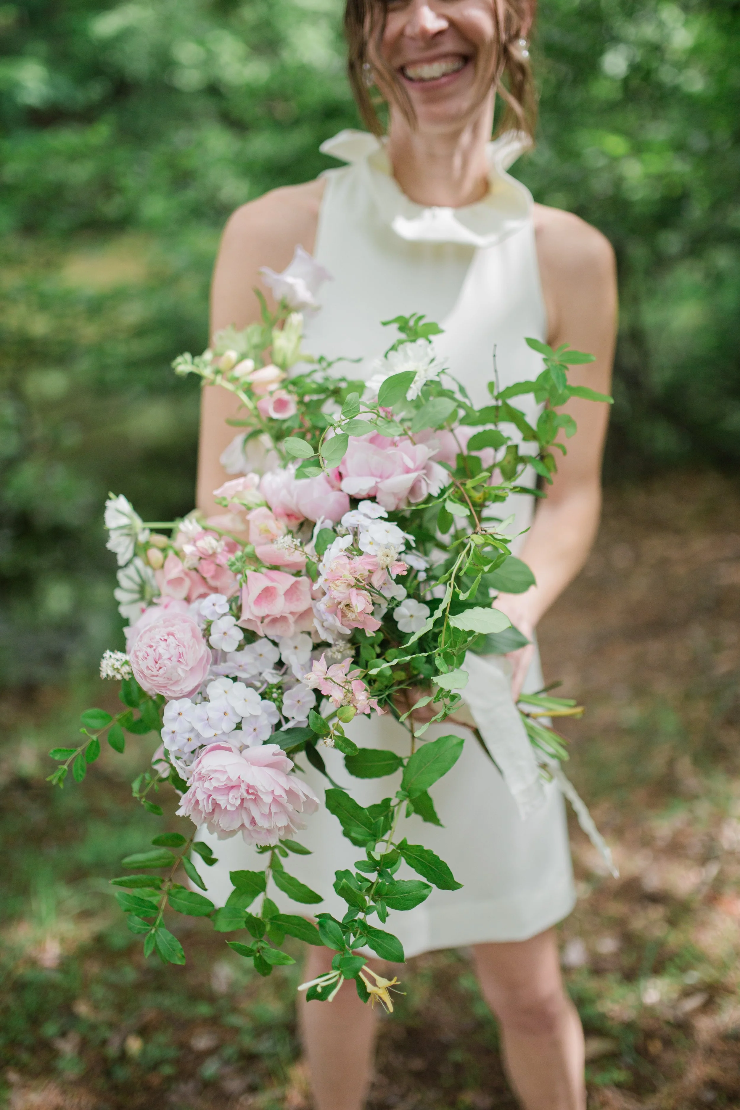 pink bridal bouquet