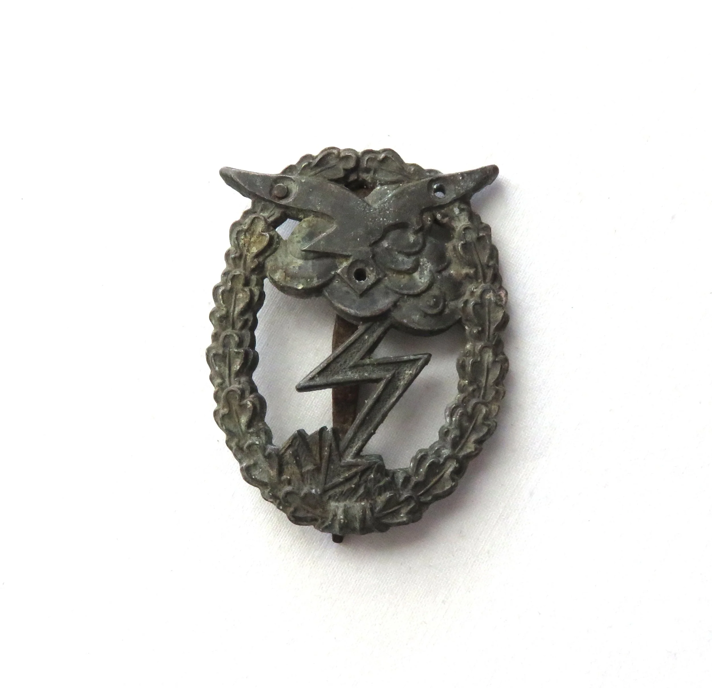 Germany.  Luftwaffe Ground Asault Badge by "RK" (Ground Find)