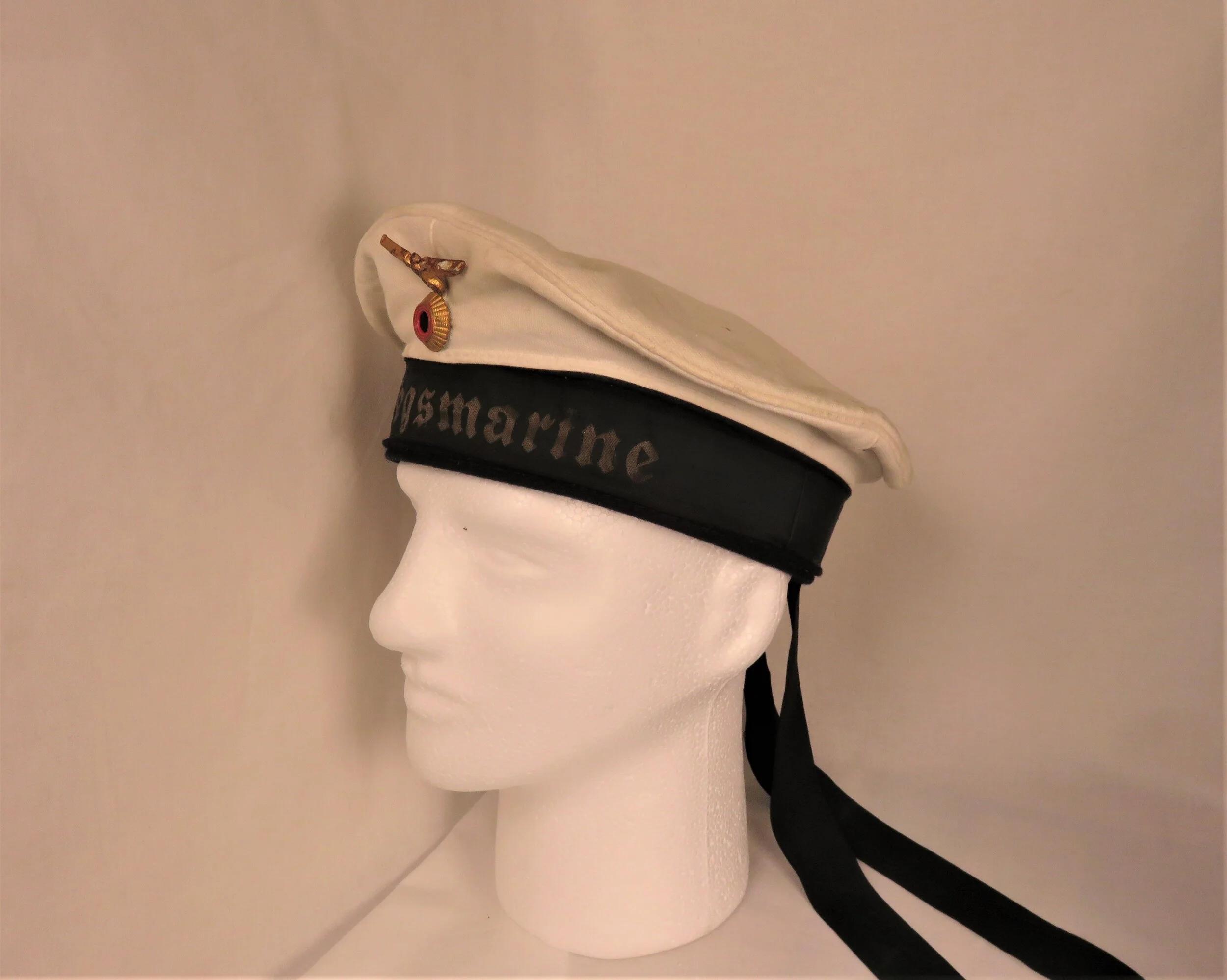 Germany.  Kriegsmarine (Navy) EM Sailor Tally Cap