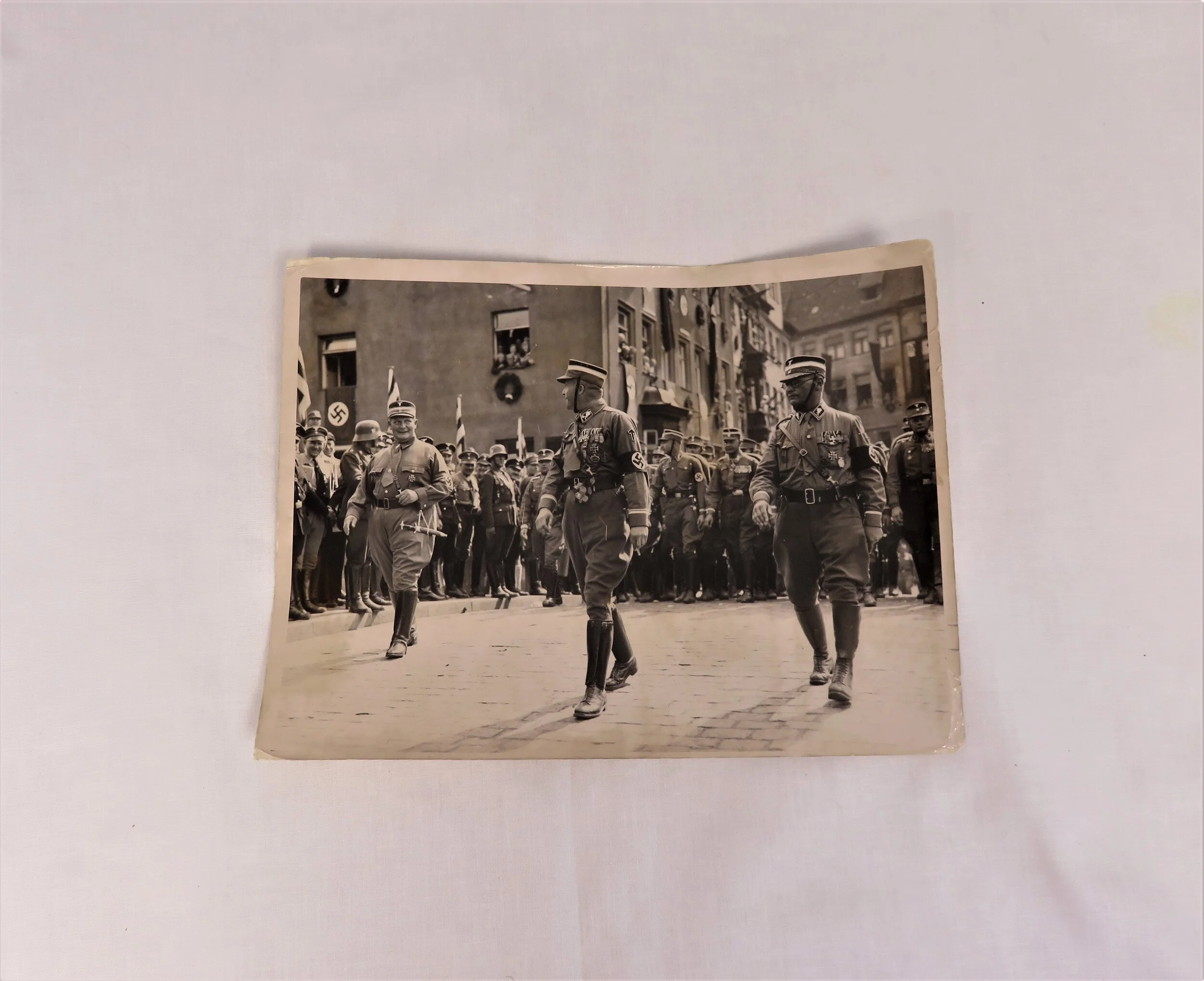 Germany.  Goring leading Parade to the Nuremberg Party Rally,  Hoffmann Photo Print