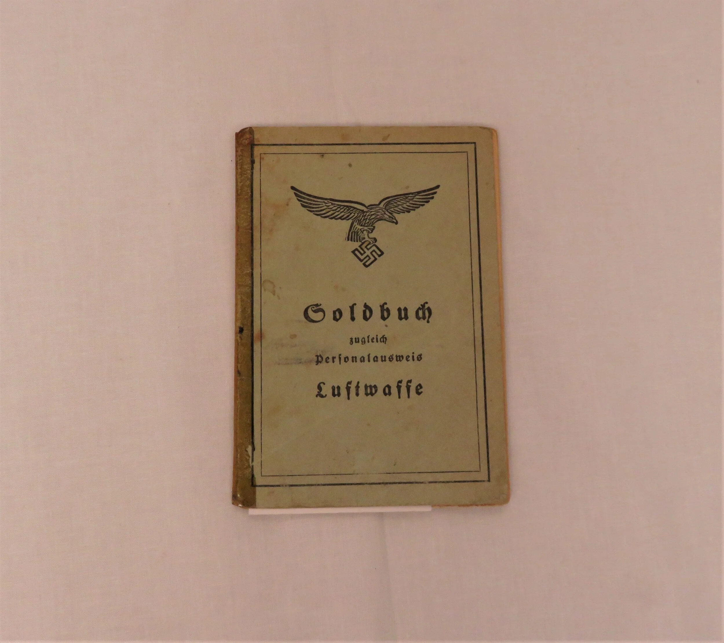 Germany.  Luftwaffe Monte Cassino Paratrooper Soldbuch, Bernhard Abeck