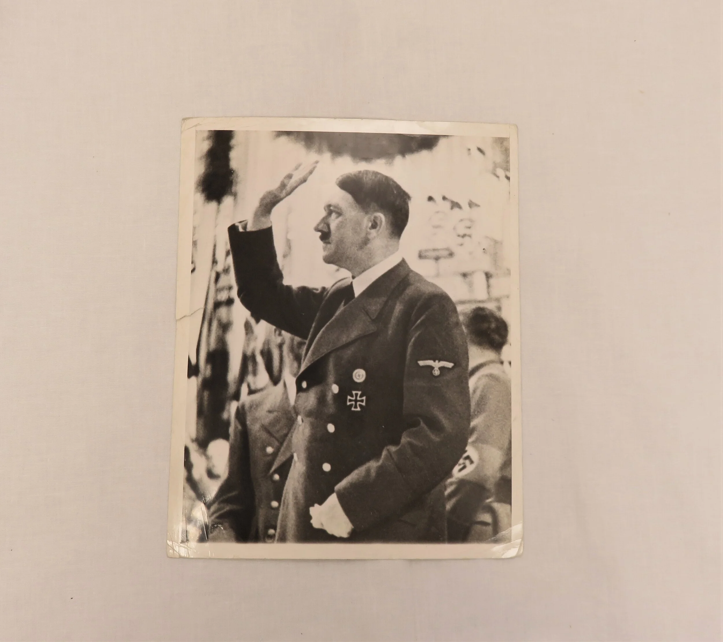Germany.  Hitler Saluting, Official Press Photo