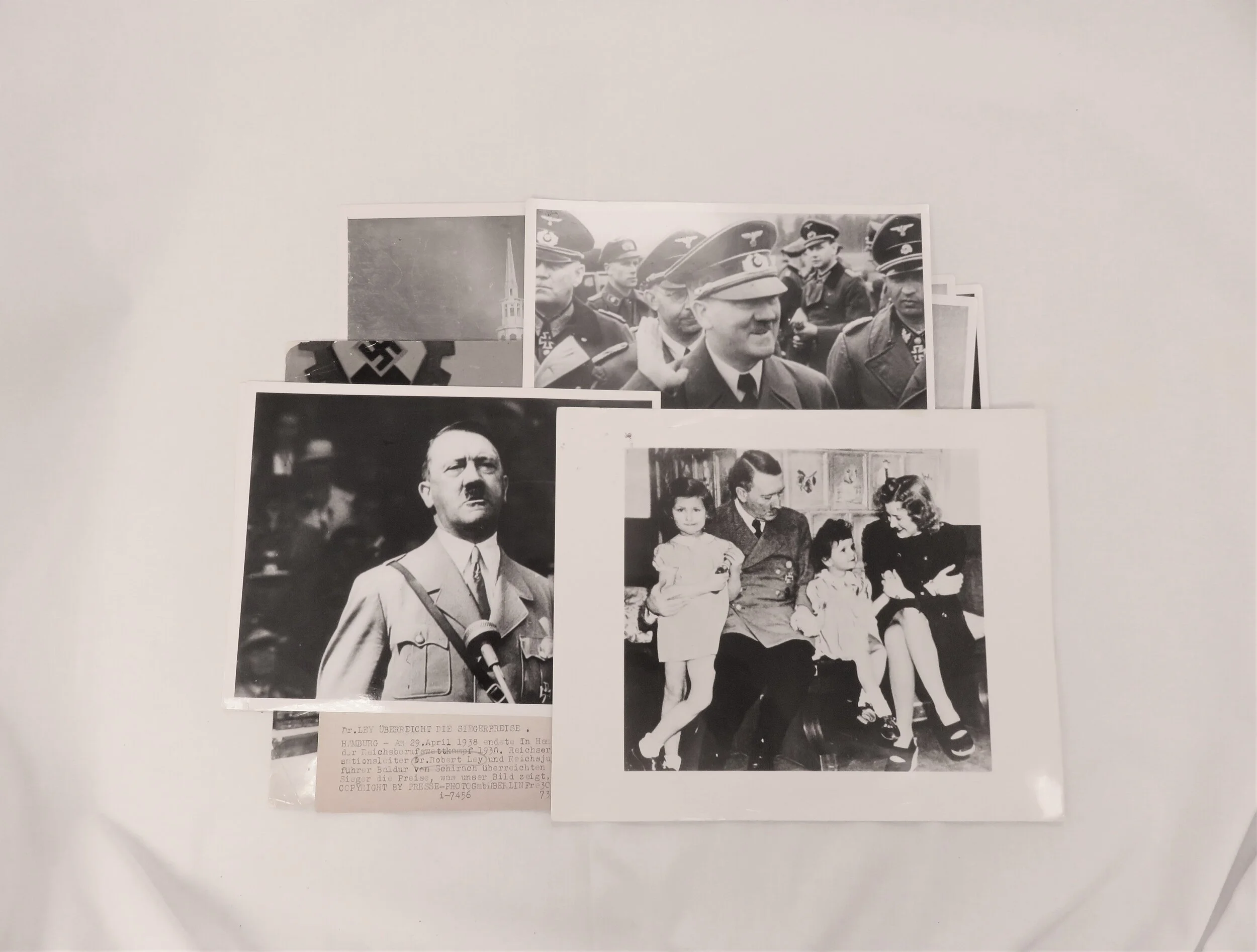 Germany.  13 WW2 photos, including Hitler, Himmler, Montgomery & Ley.