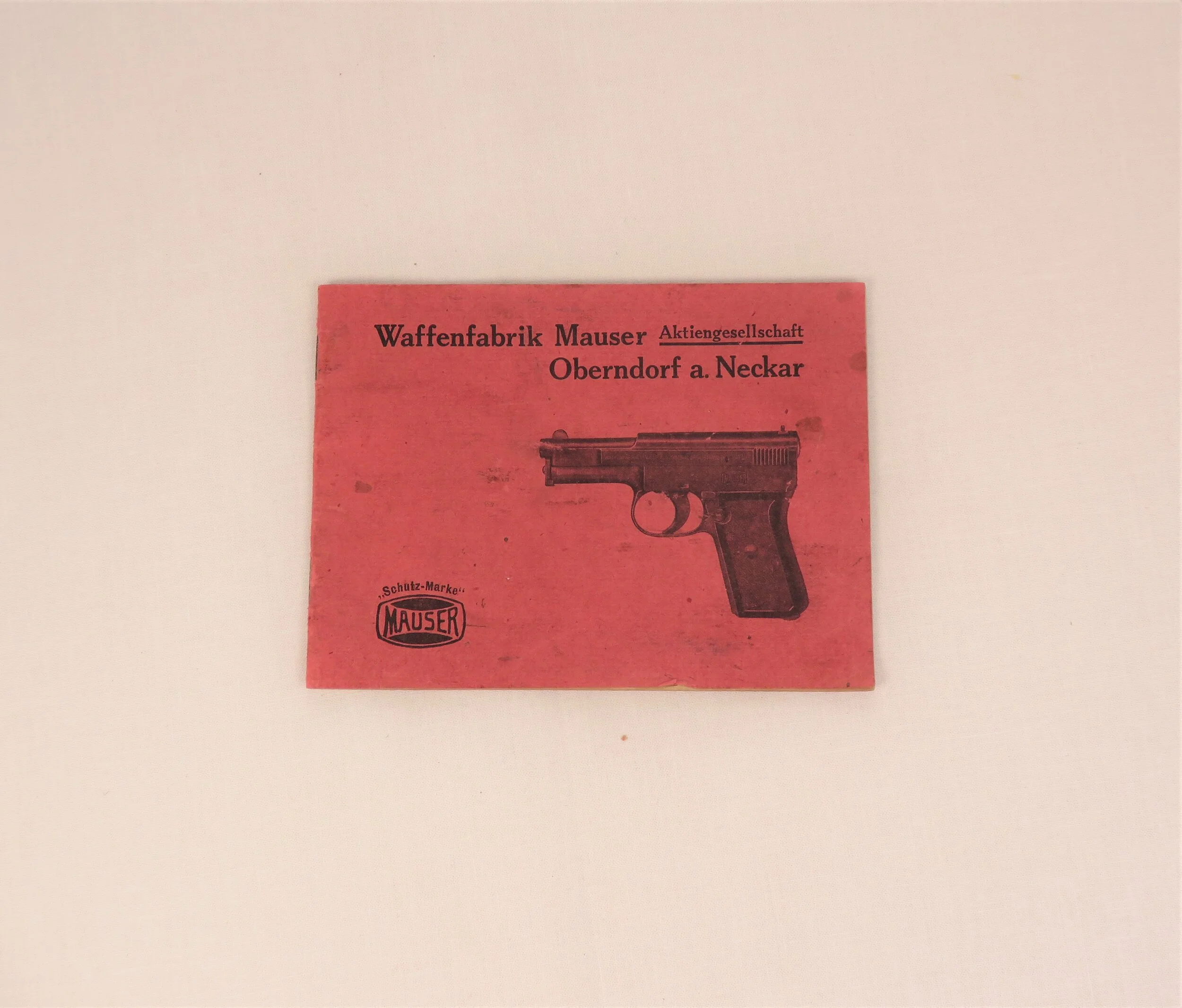 Germany.  Mauser Original Factory M1910 / 14 Manual