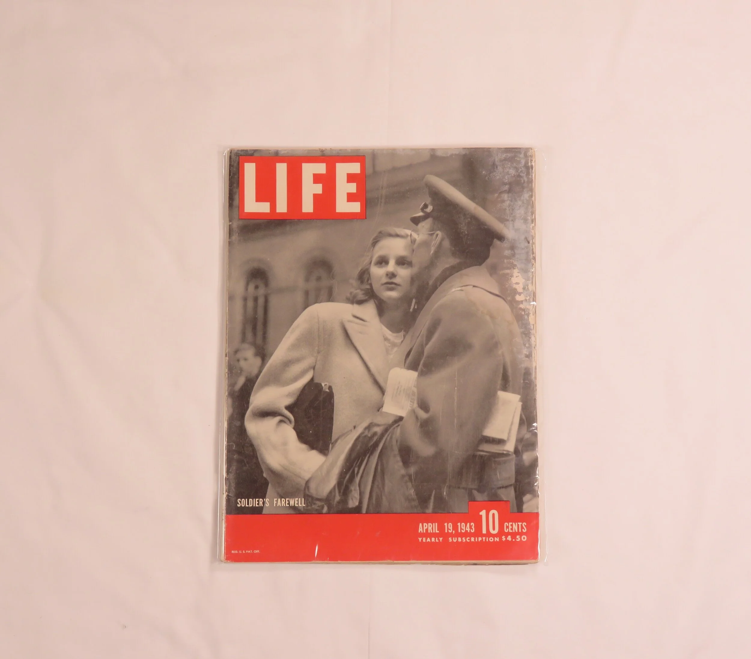 LIFE Magazine, April 19, 1943, "Soldier's Farewell"