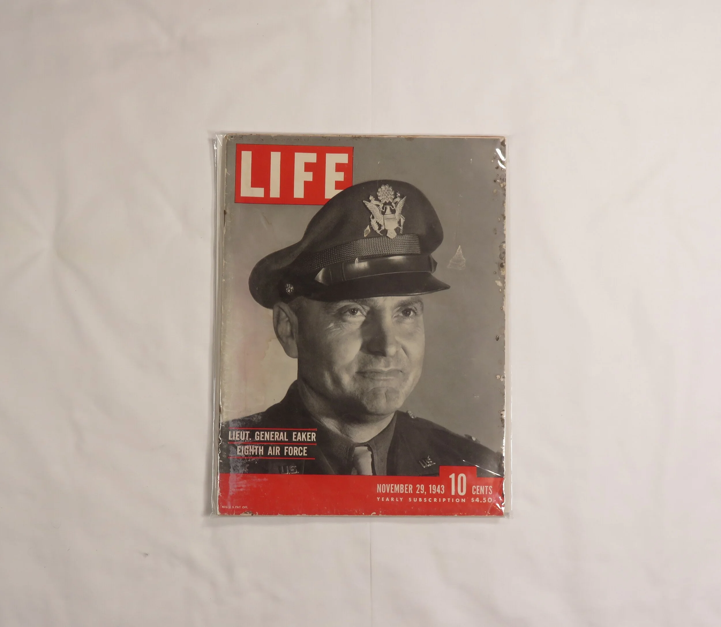 LIFE Magazine, November 29, 1943, "Lt Gen Eaker, 8th Air Force"