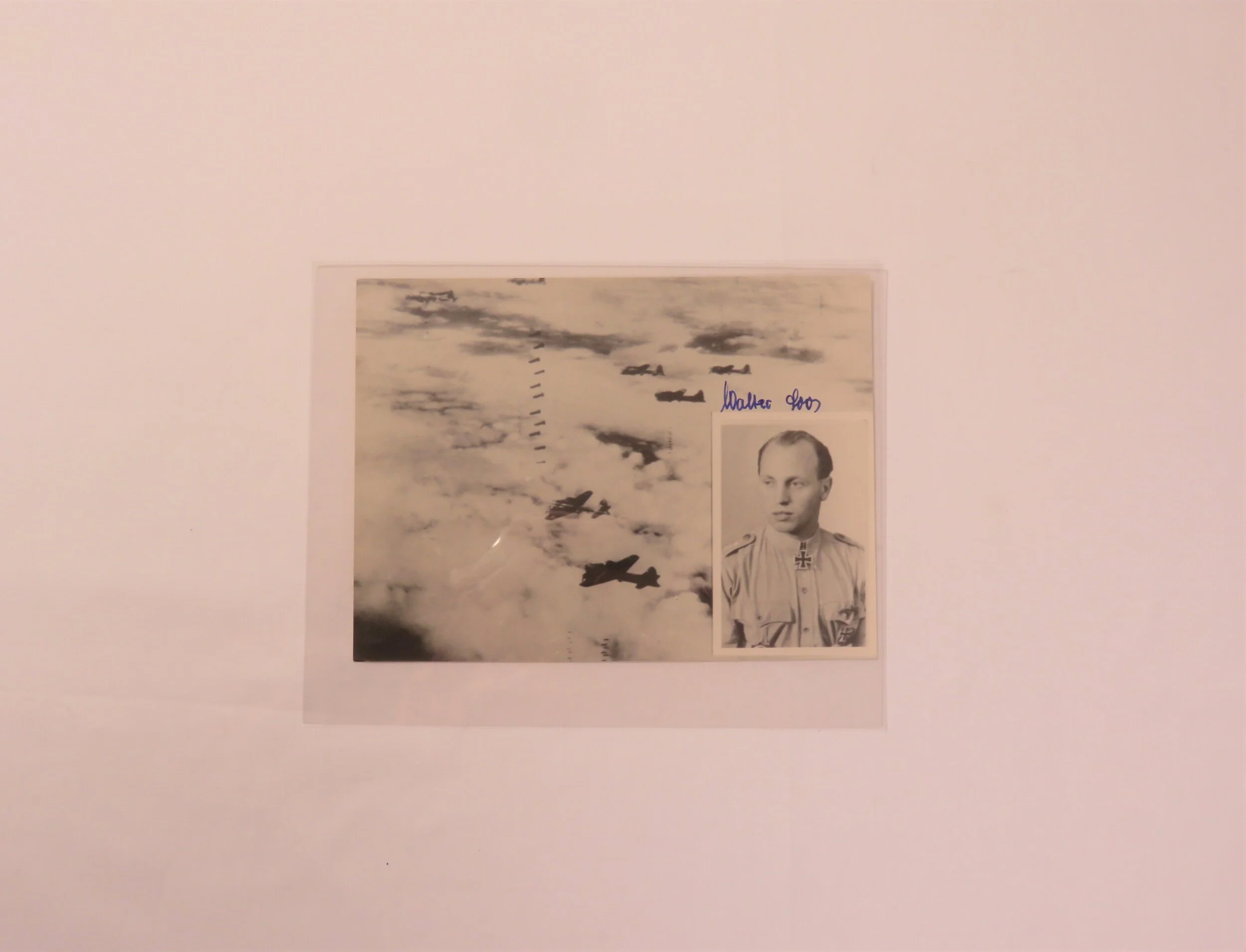 Germany.  Luftwaffe Ace Walter Loos, Autographed