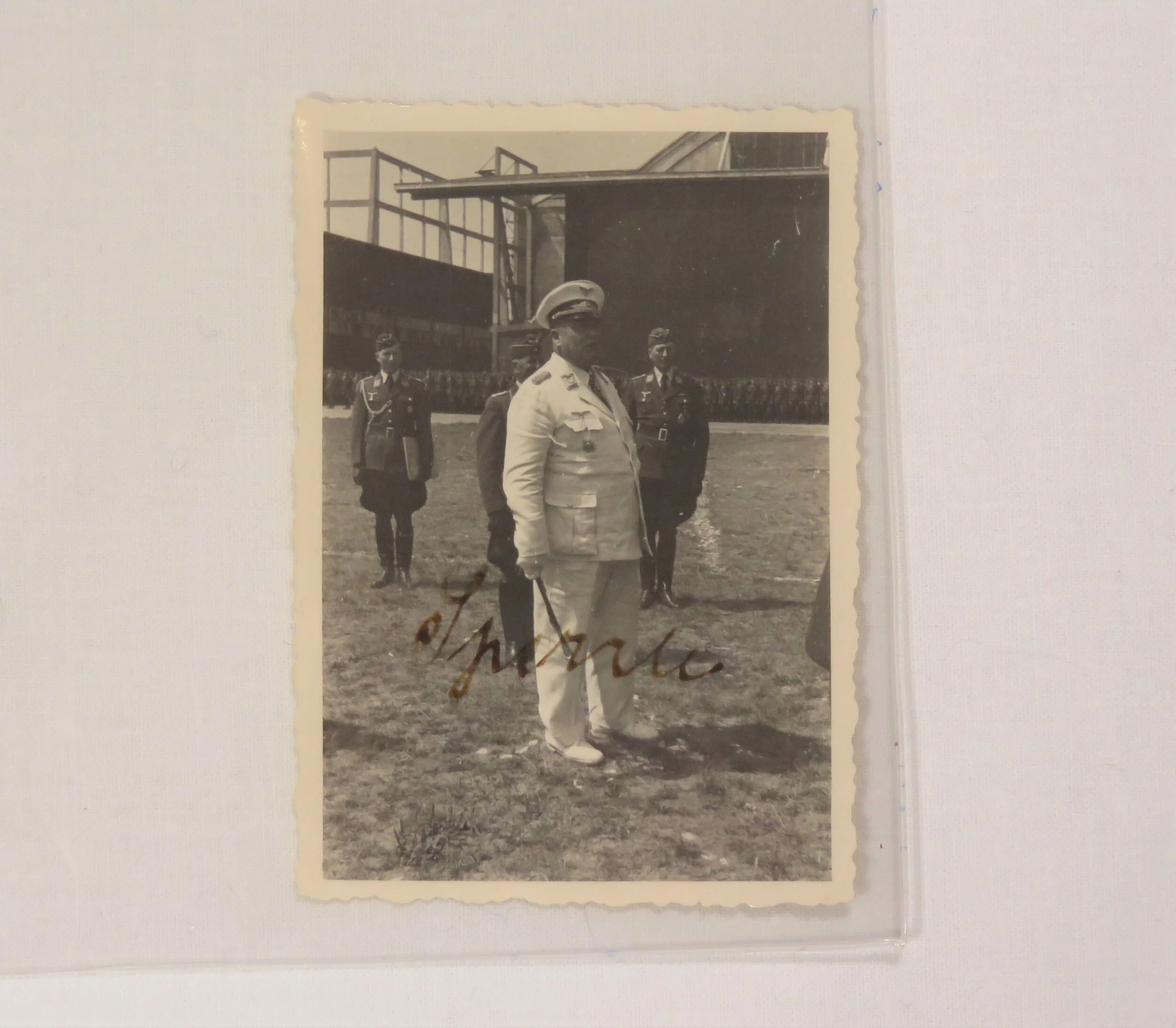 German.  Luftwaffe Field Marshal Hugo Sperrel, Autographed