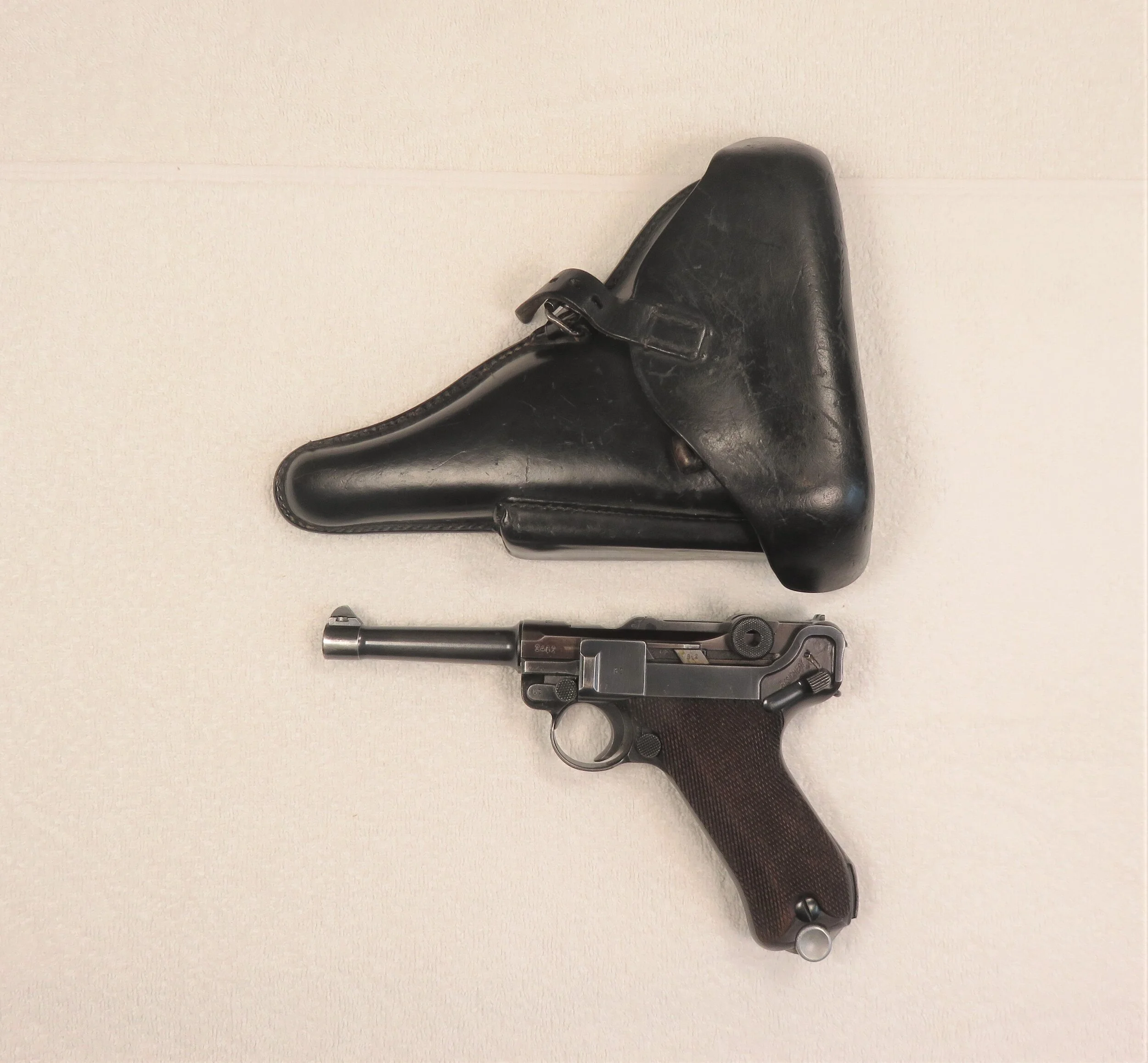 Germany.  P-08 Luger S/42 (Mauser) 1939 w/ Holster 