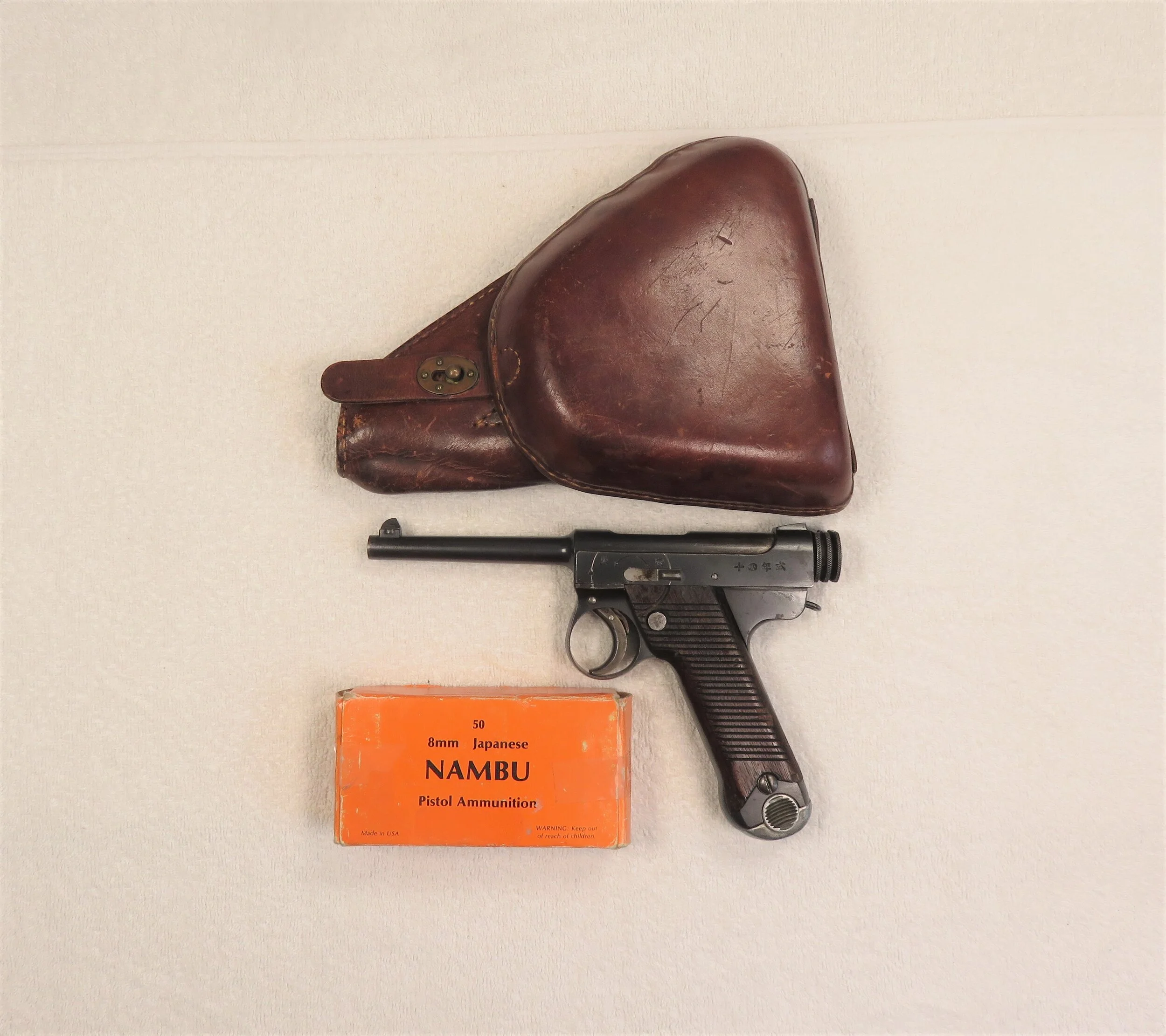 Japan.  Nambu Type 14 w/ Holster &amp; Ammo