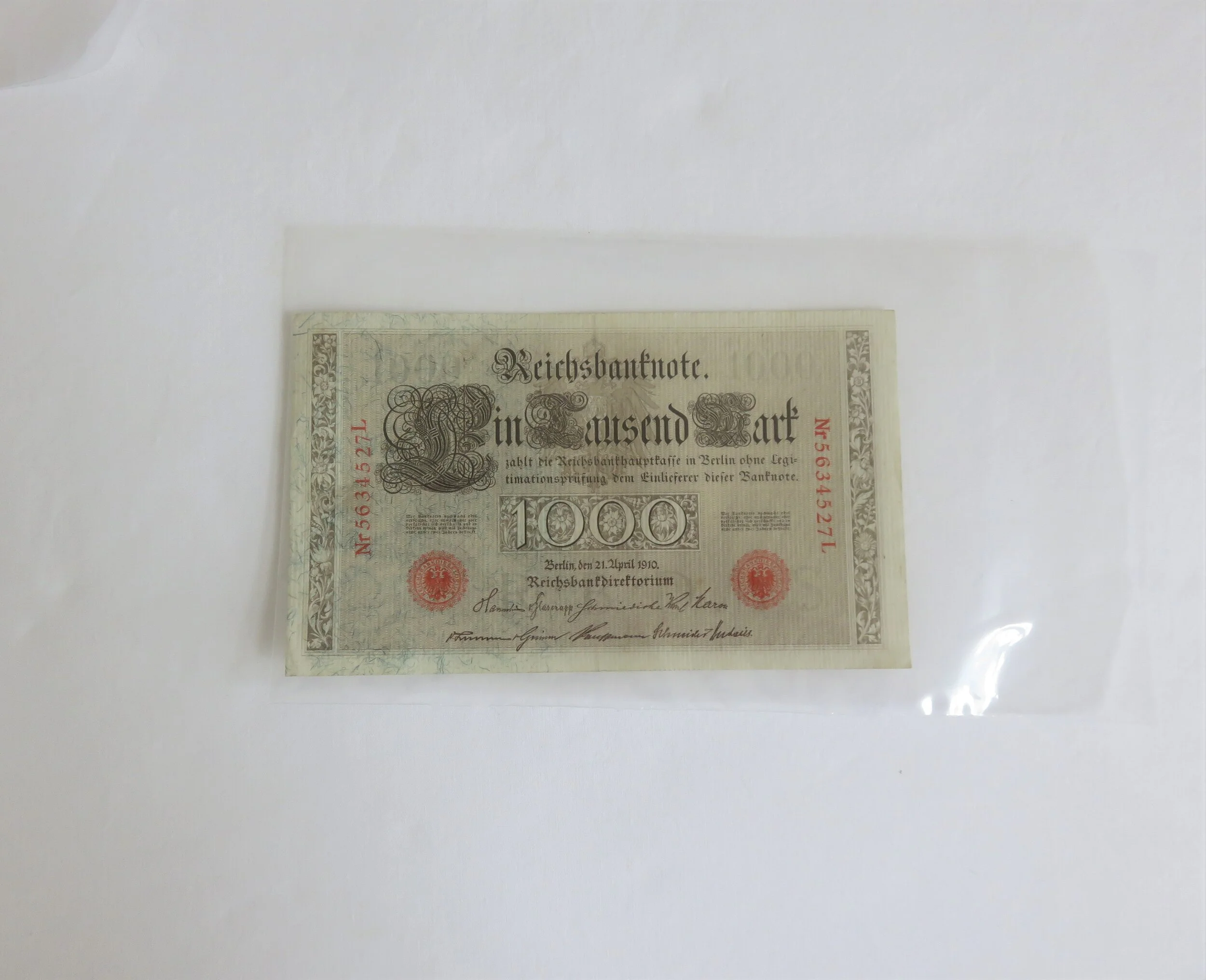 Germany.  1910 - 1,000 Mark Note