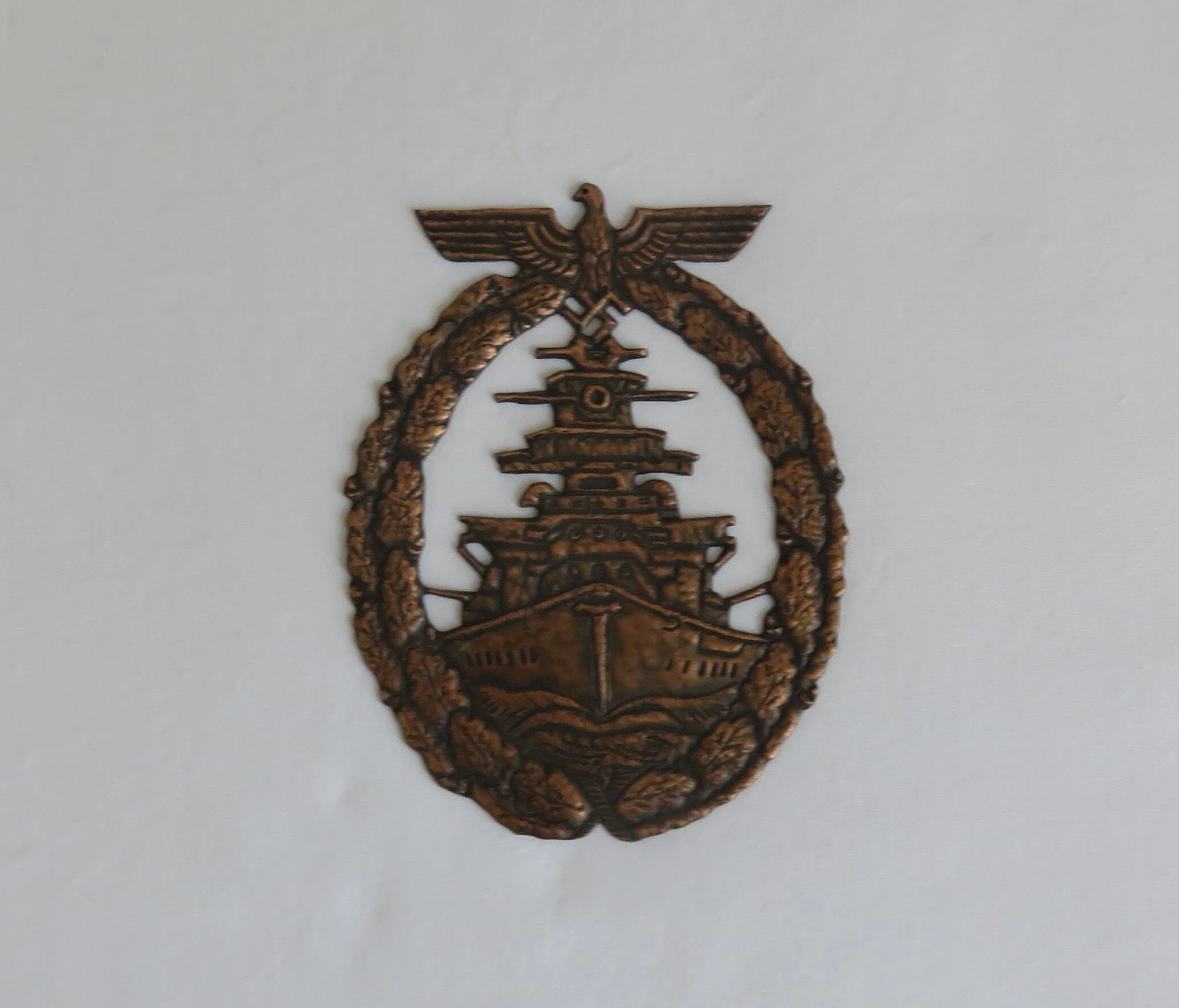 Germany.  Kriegsmarine High Seas Fleet Large Facsimile Wall Plaque