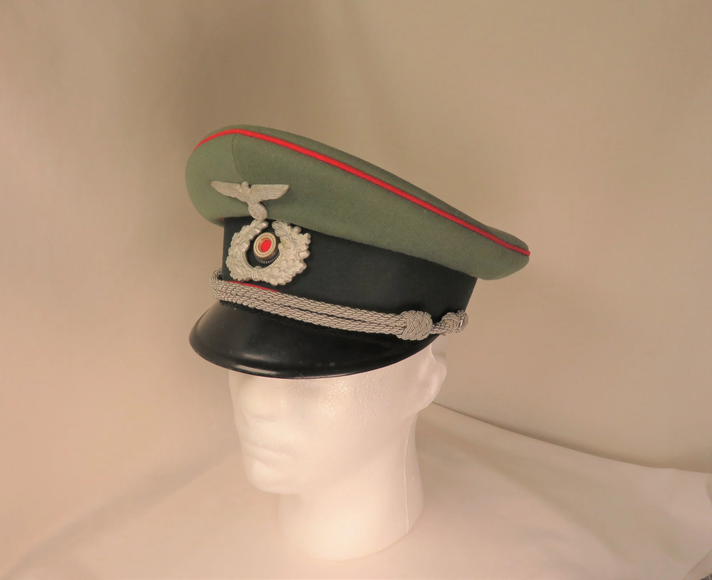 Germany.  Heer (Army) Artillery Officer's Visor by Erel