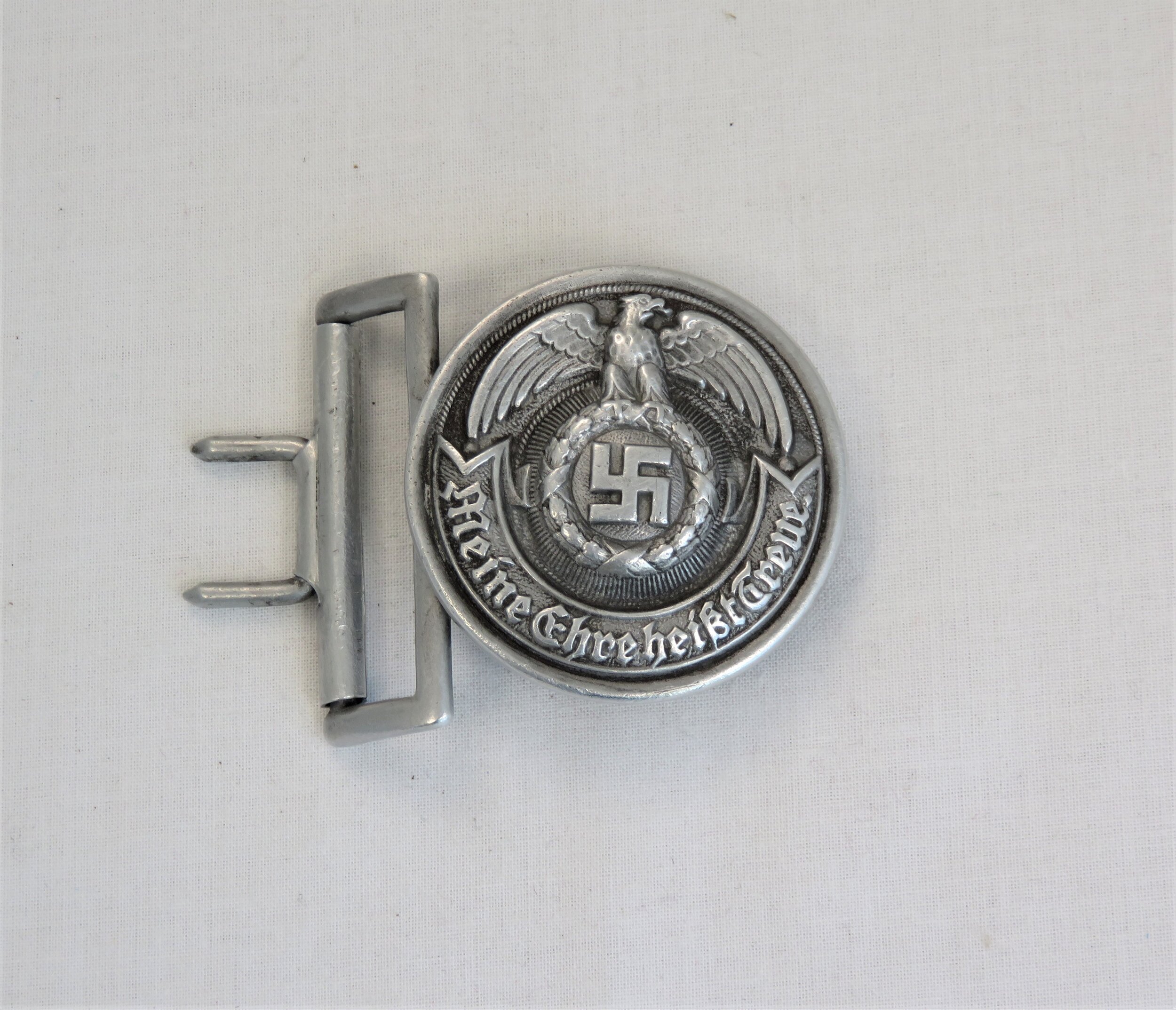GERMANY. SS OFFICERS BELT BUCKLE BY OVERHOLFF &amp; CIE