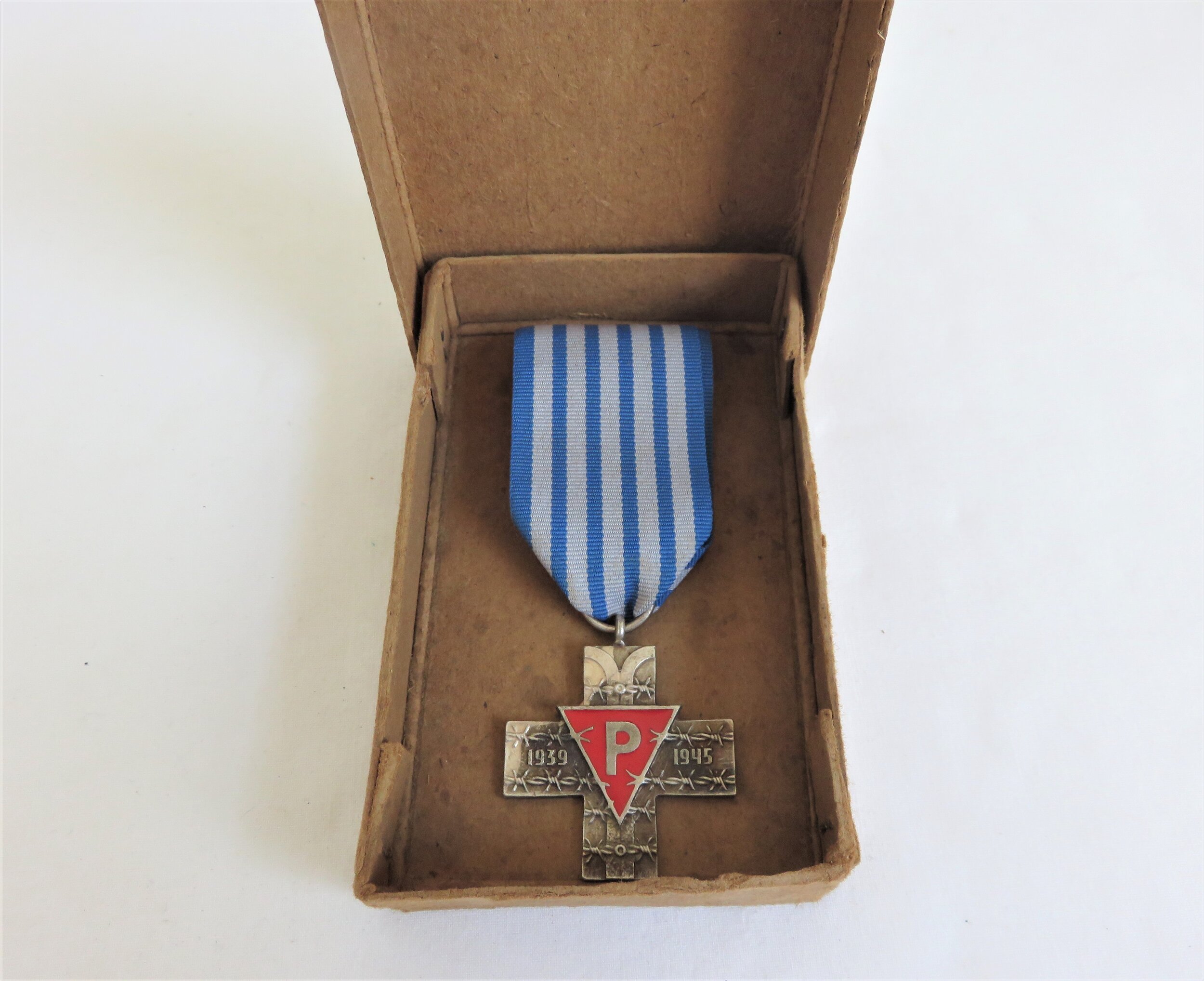 Polish. Original Boxed Auschwitz Cross