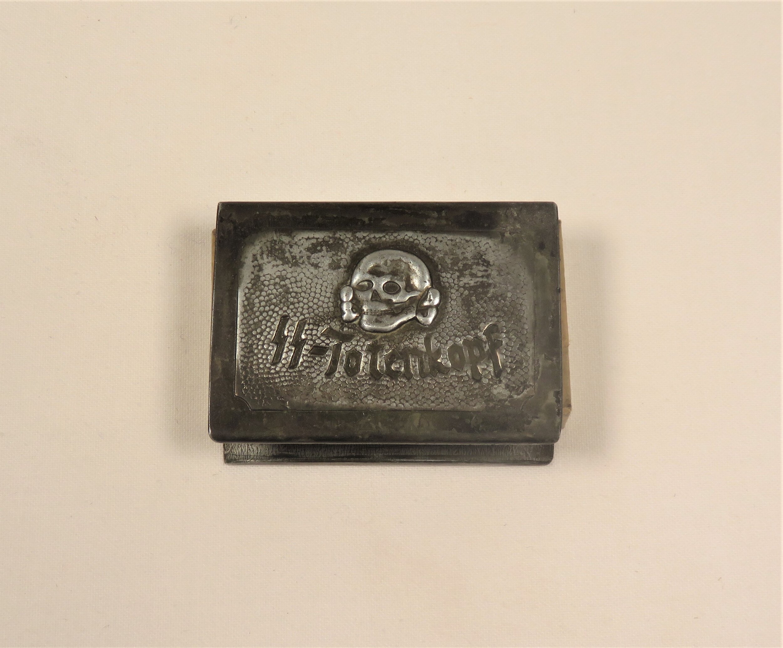 Germany.  Totenkopf Match Box Cover