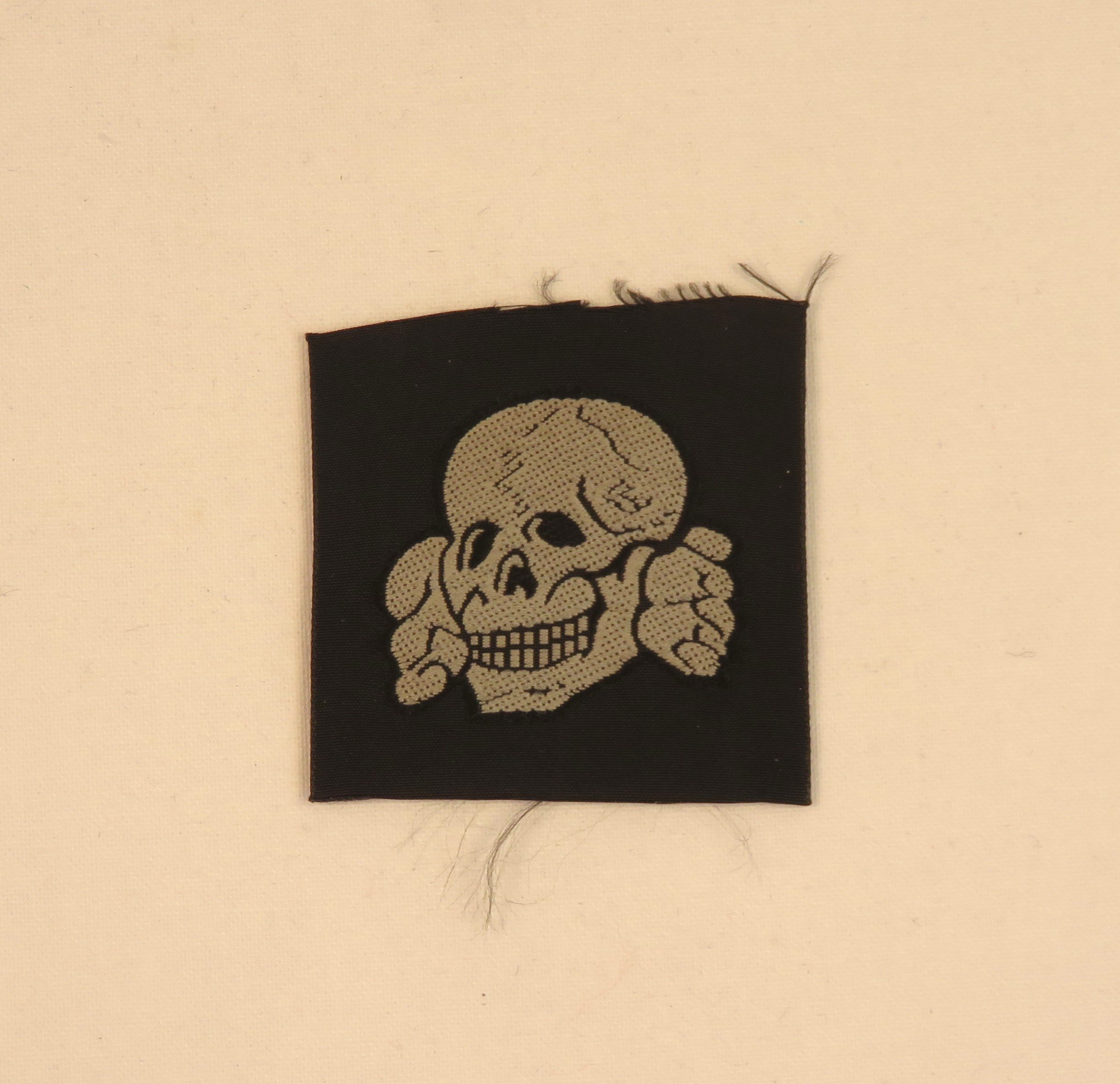 German.  Waffen-SS Deadhead Hat Insignia