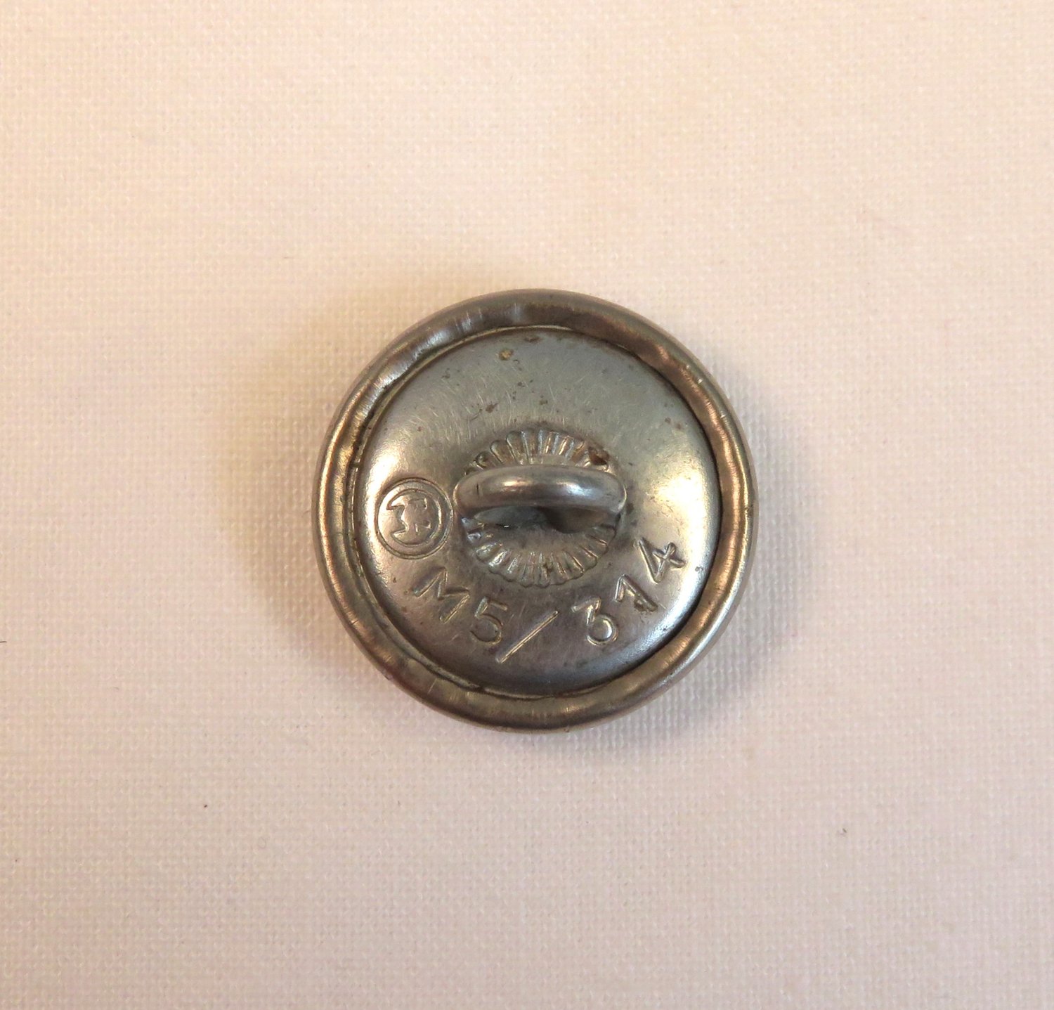 Original 21mm Silver Buttons for Wehrmacht Uniform, Manufacturer Assmann  - Original Militaria
